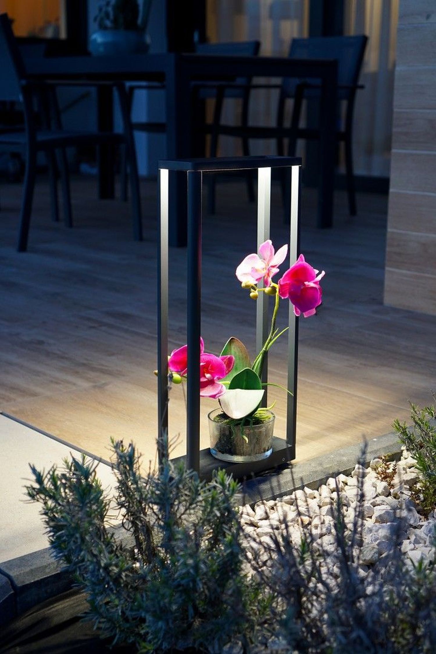 Lampadaire décoratif LED Aluminium IP65 50 cm 9 W Extérieur Stuhl, Mobiliar