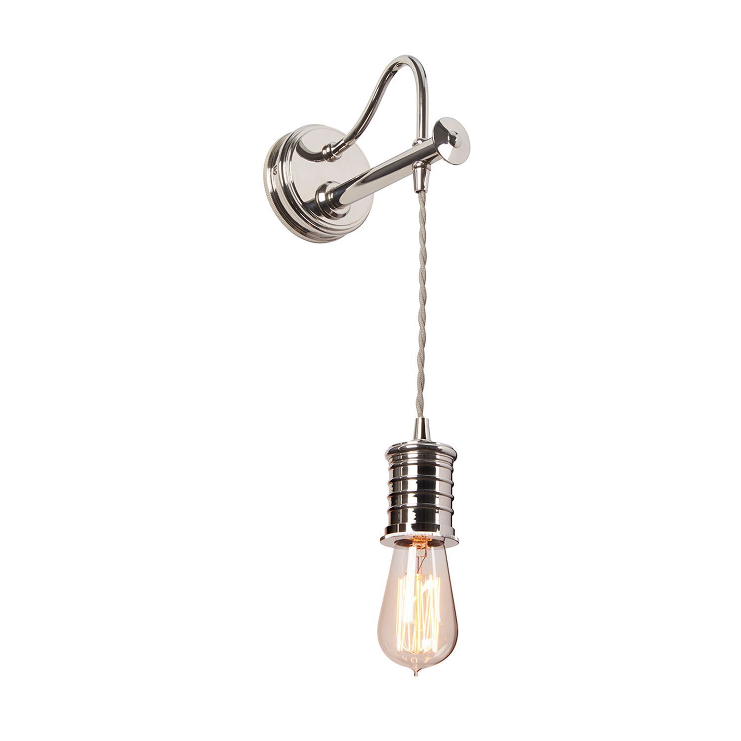 Applique COLGAR laiton en nickel lampe couloir lit