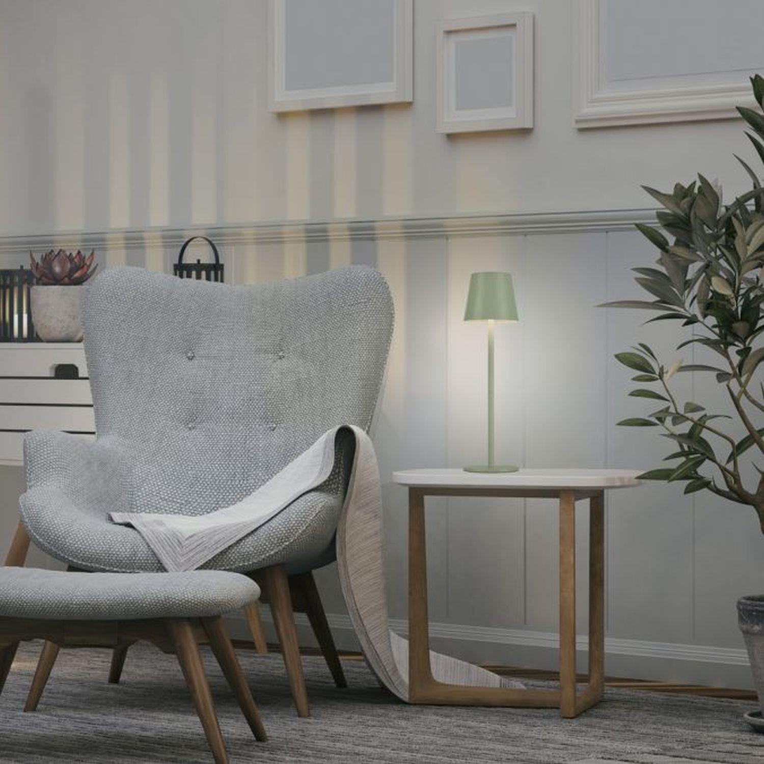 Lampe, Mobiliar, Stuhl