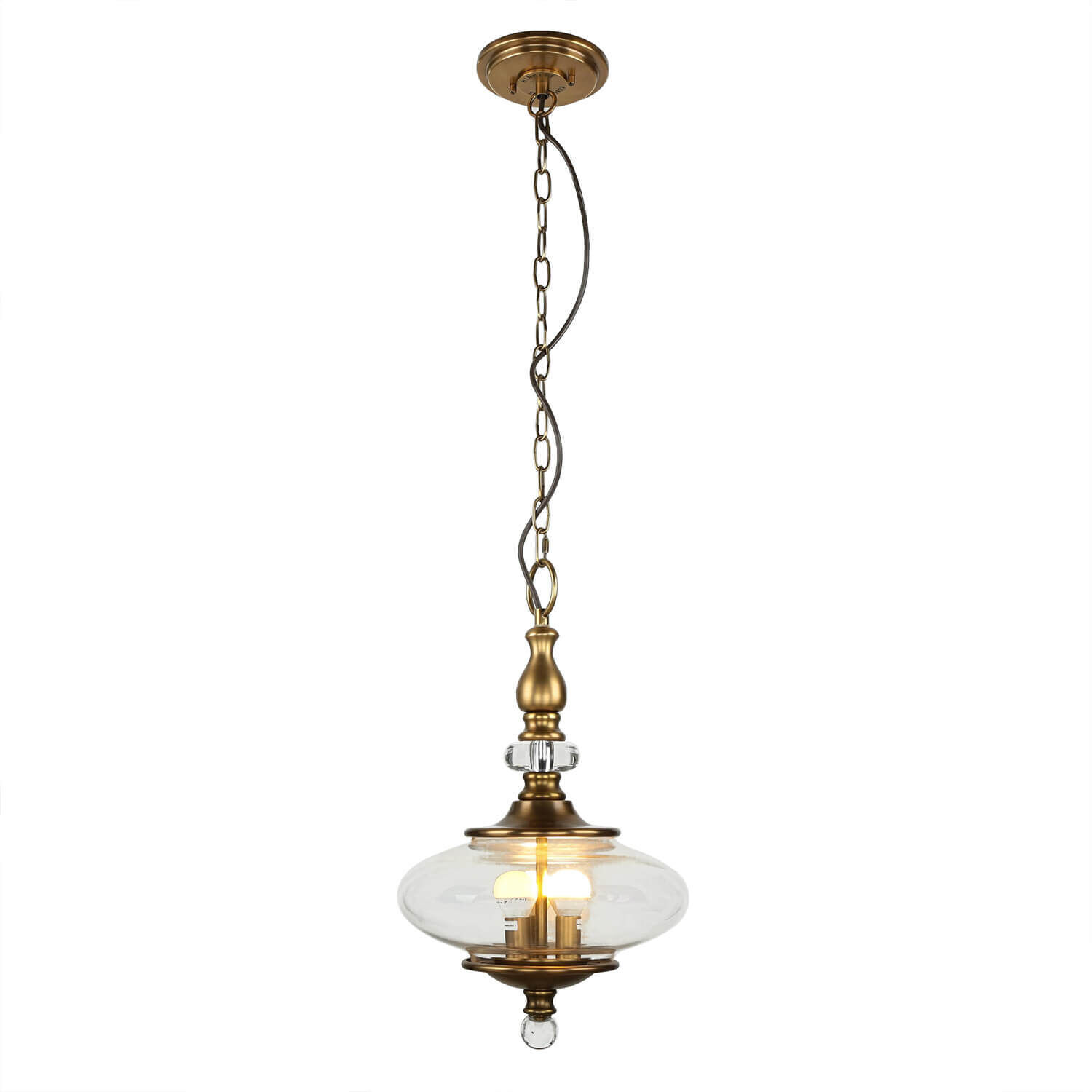 Pendelleuchte LYN Messing Ø30cm kürzbar Lampe Lampe, Kronleuchter, Leuchte