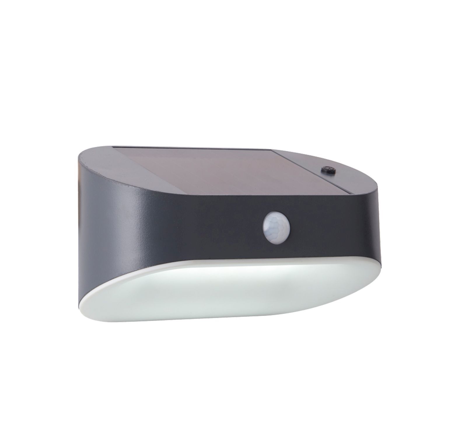 Lampe murale LED solaire détecteur de mouvement métal IP44 Outdoor