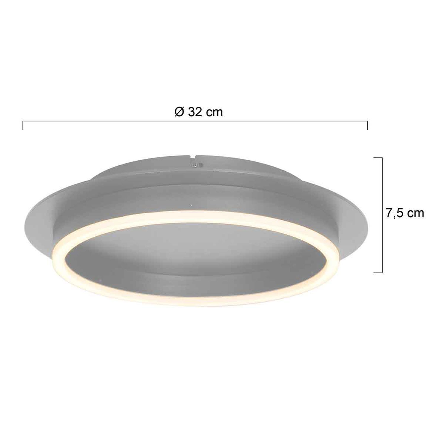 Plafonnier LED métal plastique en acier 2700 K