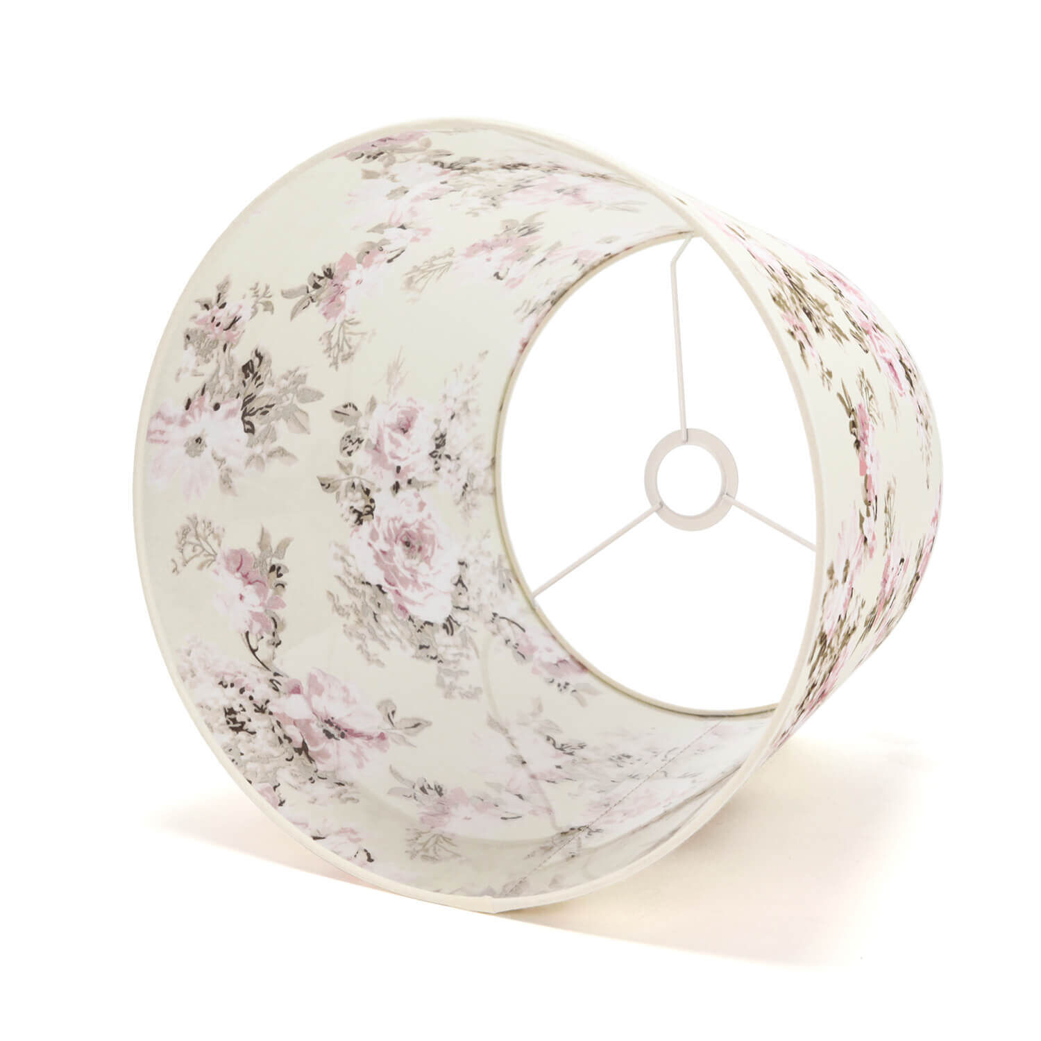 Stoff Lampenschirm Weiß Rosa E27 Pendelleuchte Lampe, Lampenschirm, Teller, Porzellan, Töpferei