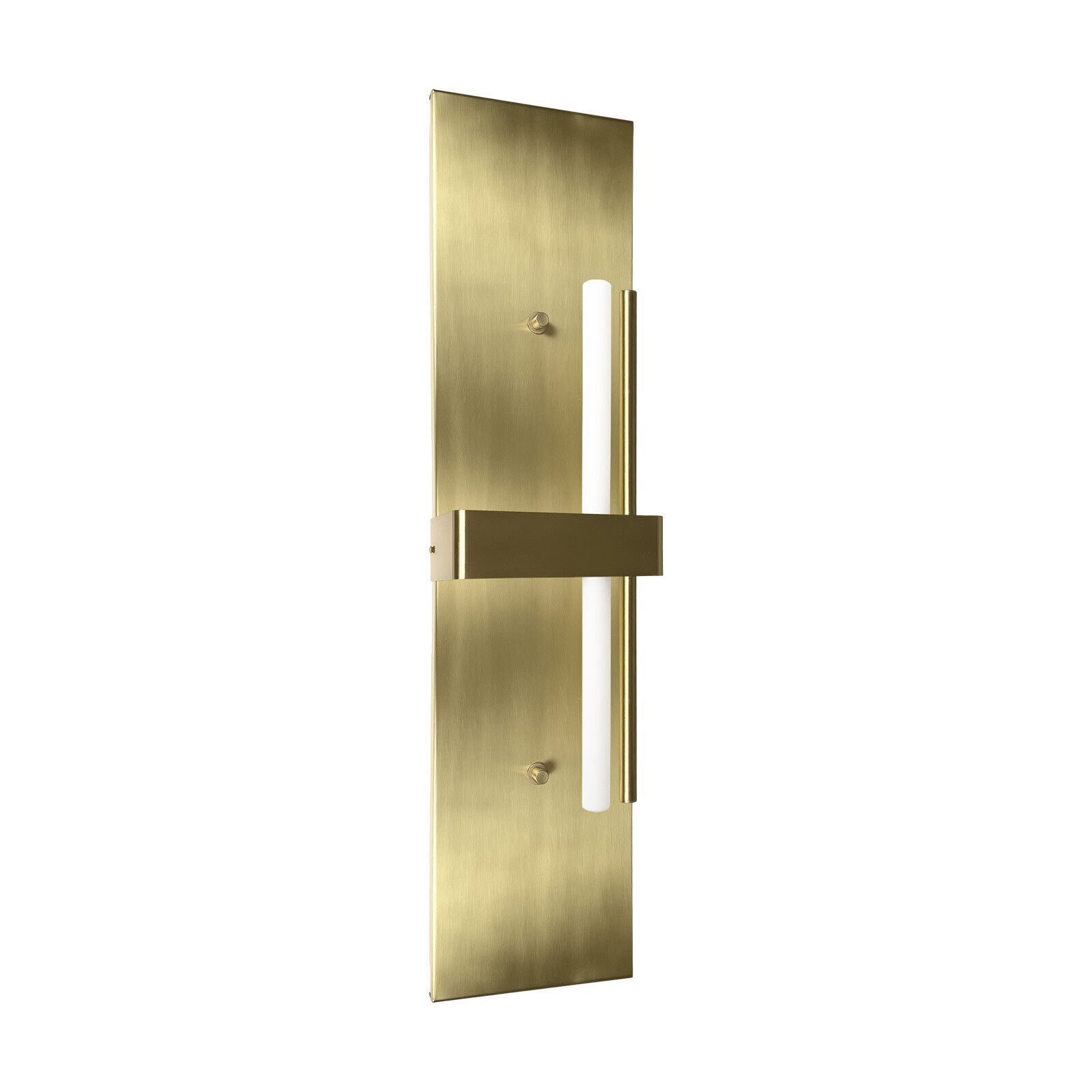 Applique laiton H : 80 cm grand massif en bronze clair pour S14d