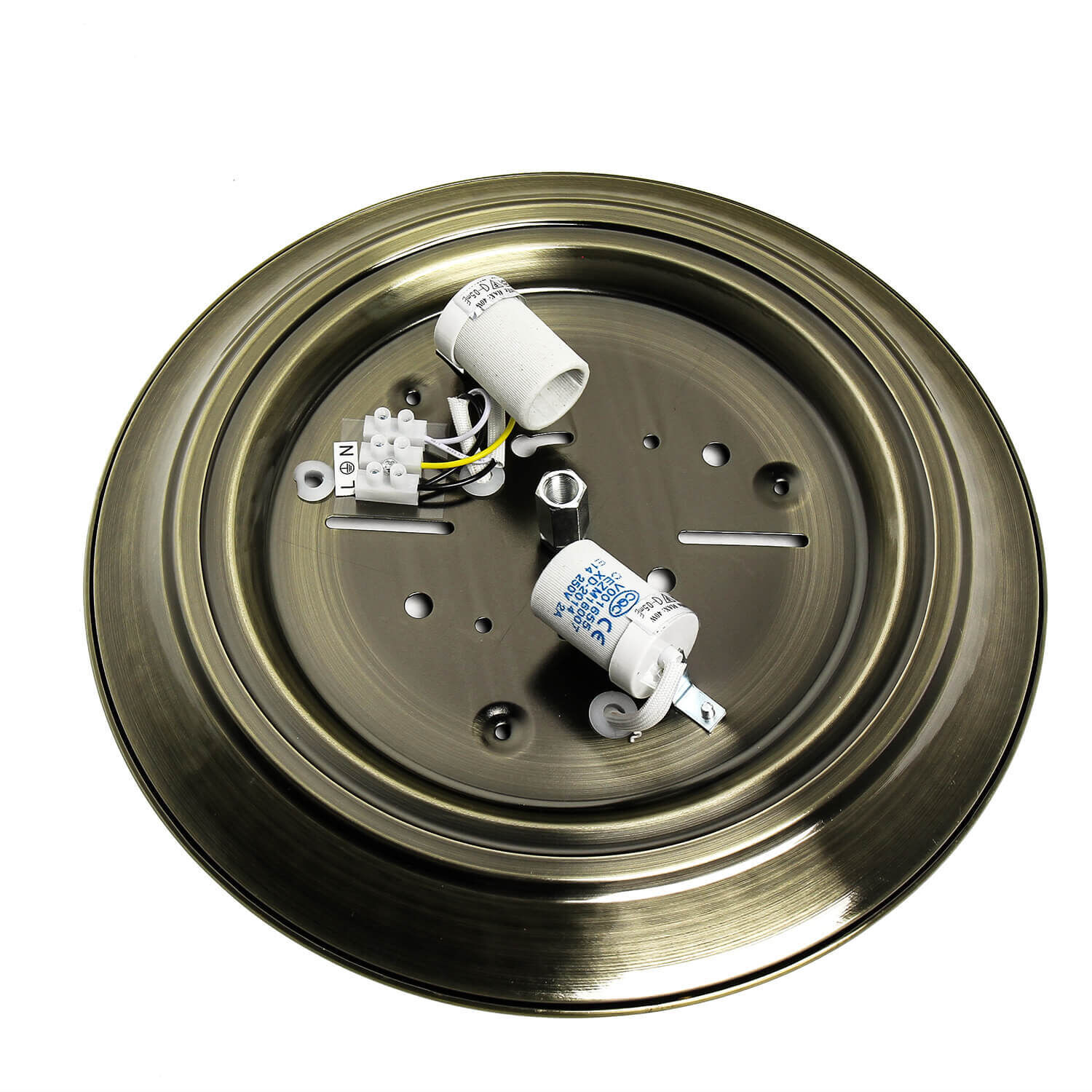 Lampe Art Nouveau pour le plafond 2xE14 couleur laiton Lampe Art Nouveau pour le plafond 2xE14 couleur laiton