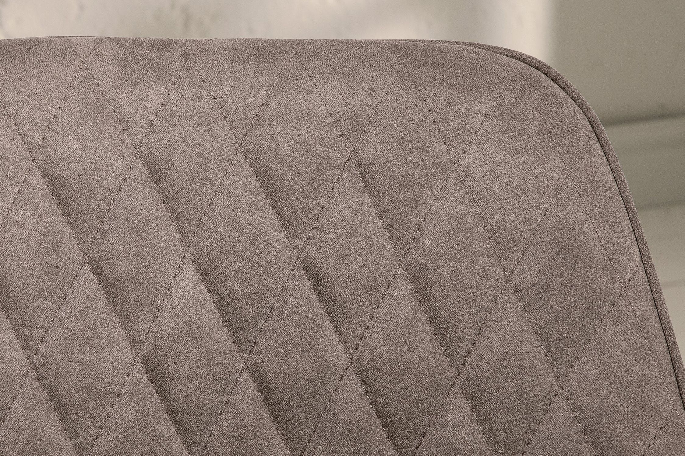 Chaise de salle à manger Retro Taupe Noir Tissu Métal avec accoudoirs Kissen, Dekoration für Zuhause