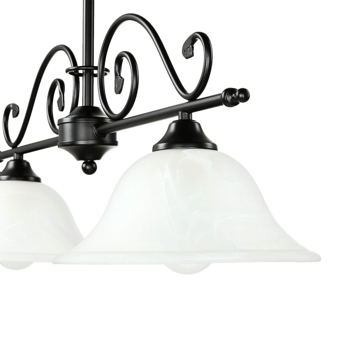 Lampe à 2 flammes suspendue DOROTHEA style campagnard Lampe, Kronleuchter, Leuchte