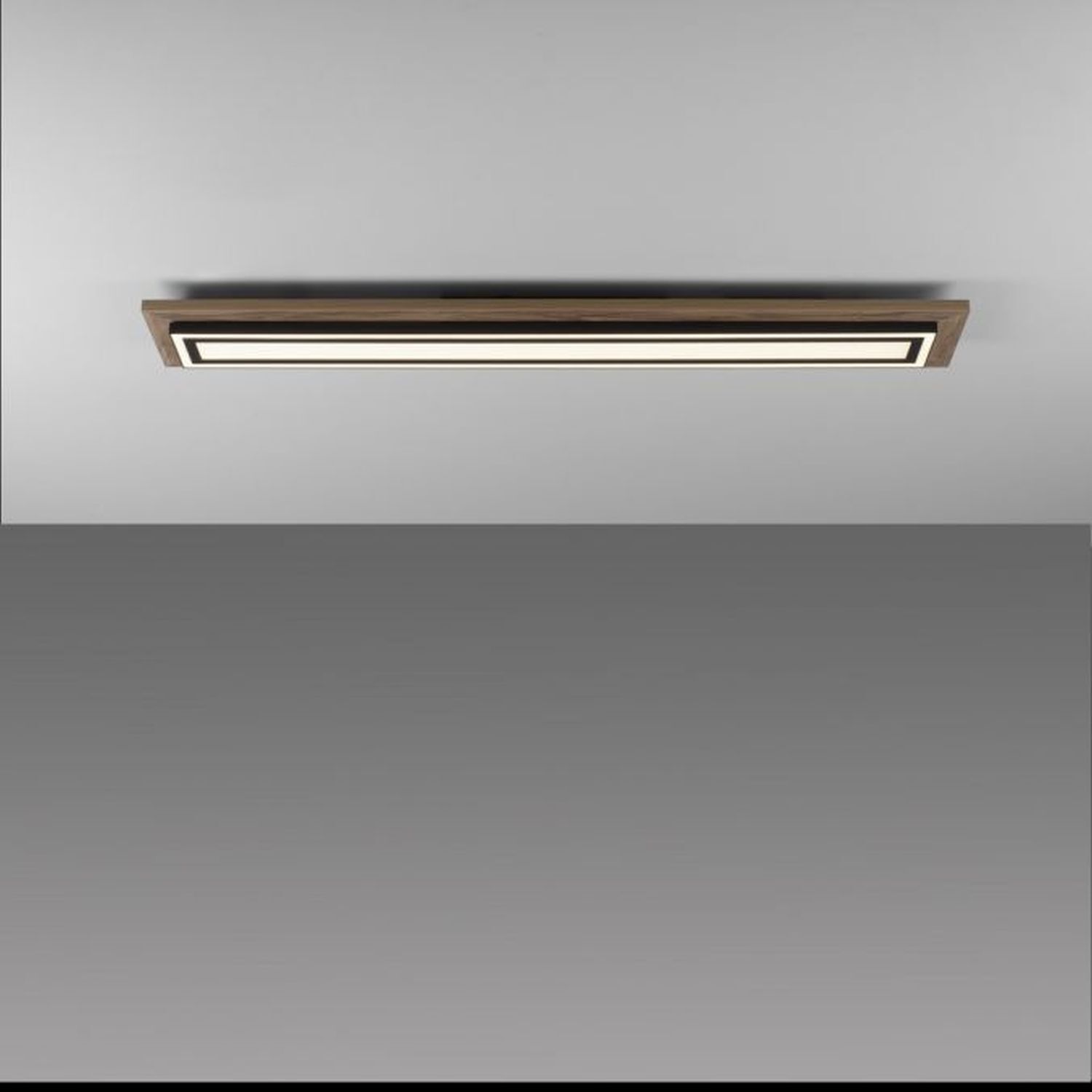 Blendarme LED Plafonnier bois à intensité variable 107 cm 5500 lm Deckenleuchte