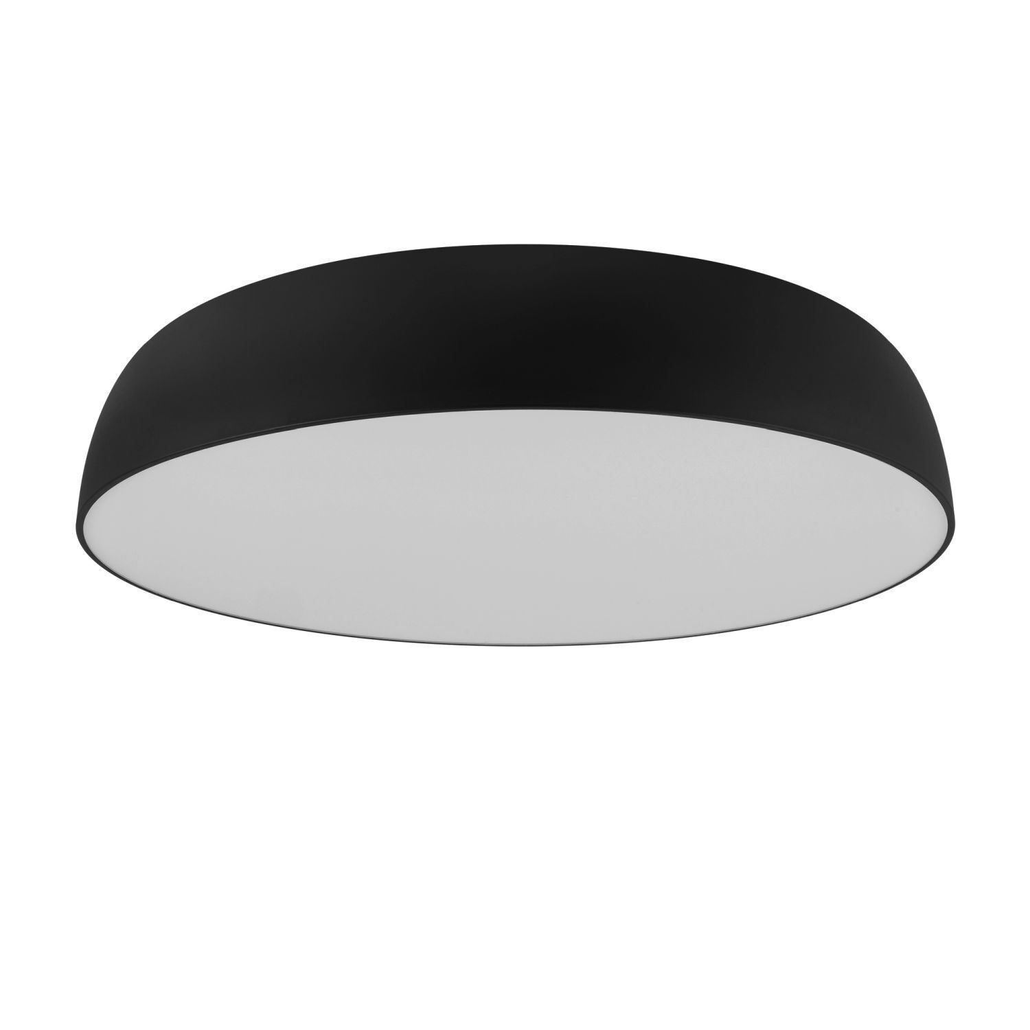 Plafonnier rond noir E27 Ø78 cm peu éblouissant confortable