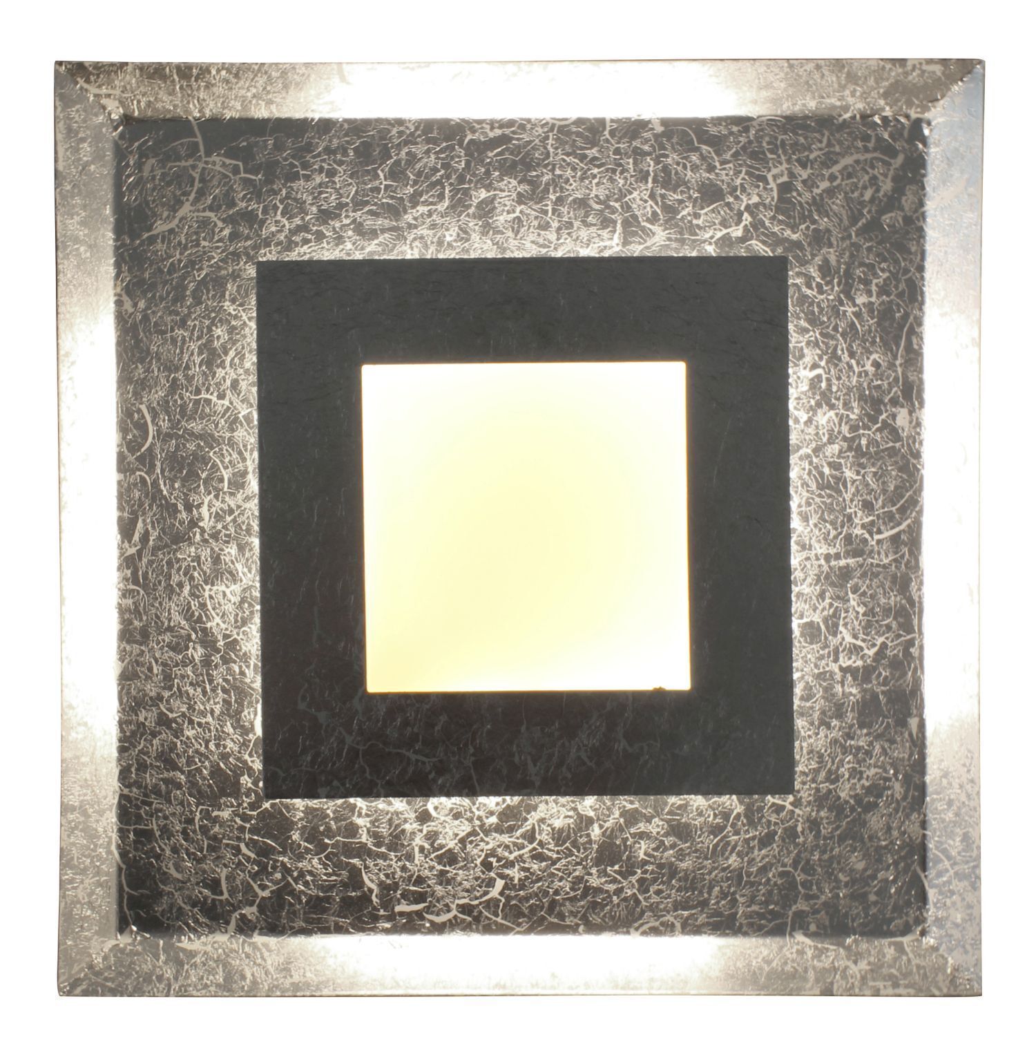 Applique LED Métal Argent L:39 cm Applique Plafond à intensité variable