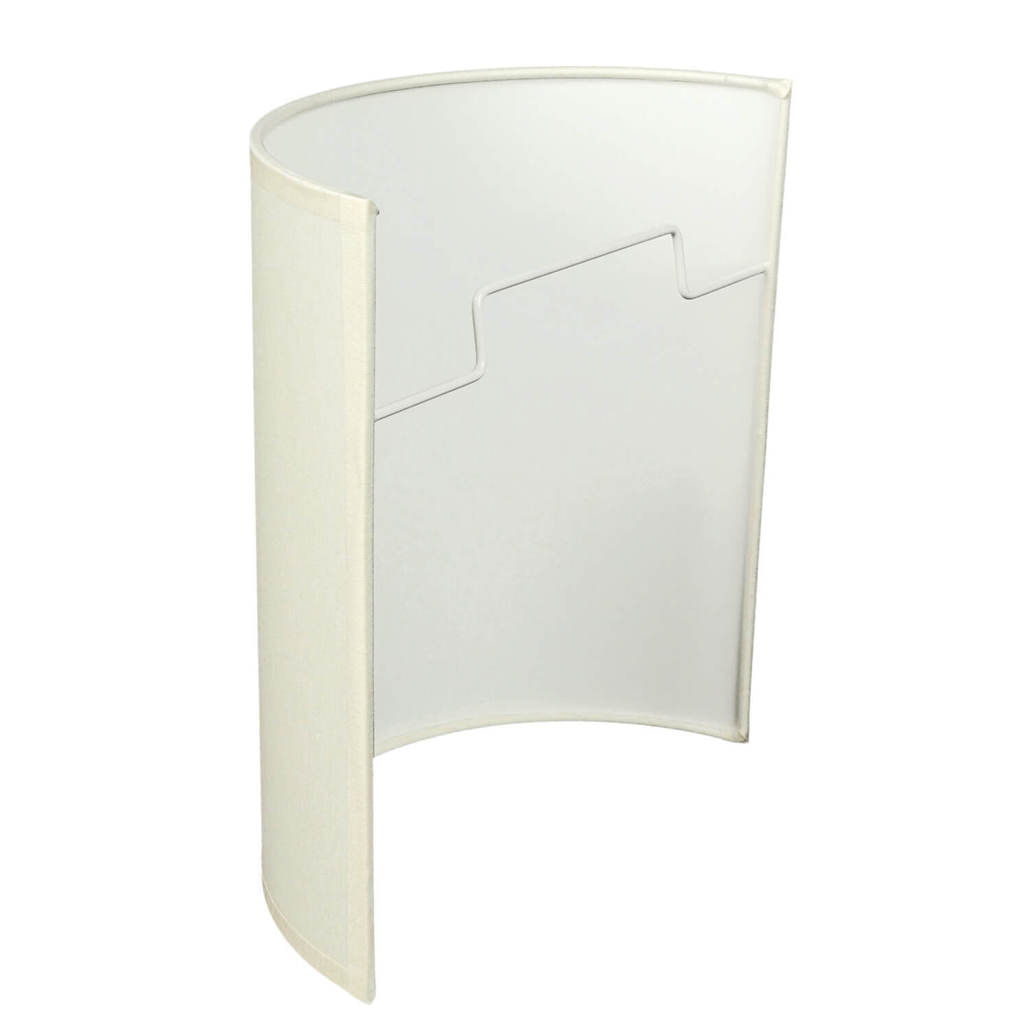 Applique murale ALICE en tissu crème Abat-jour moderne Manschette