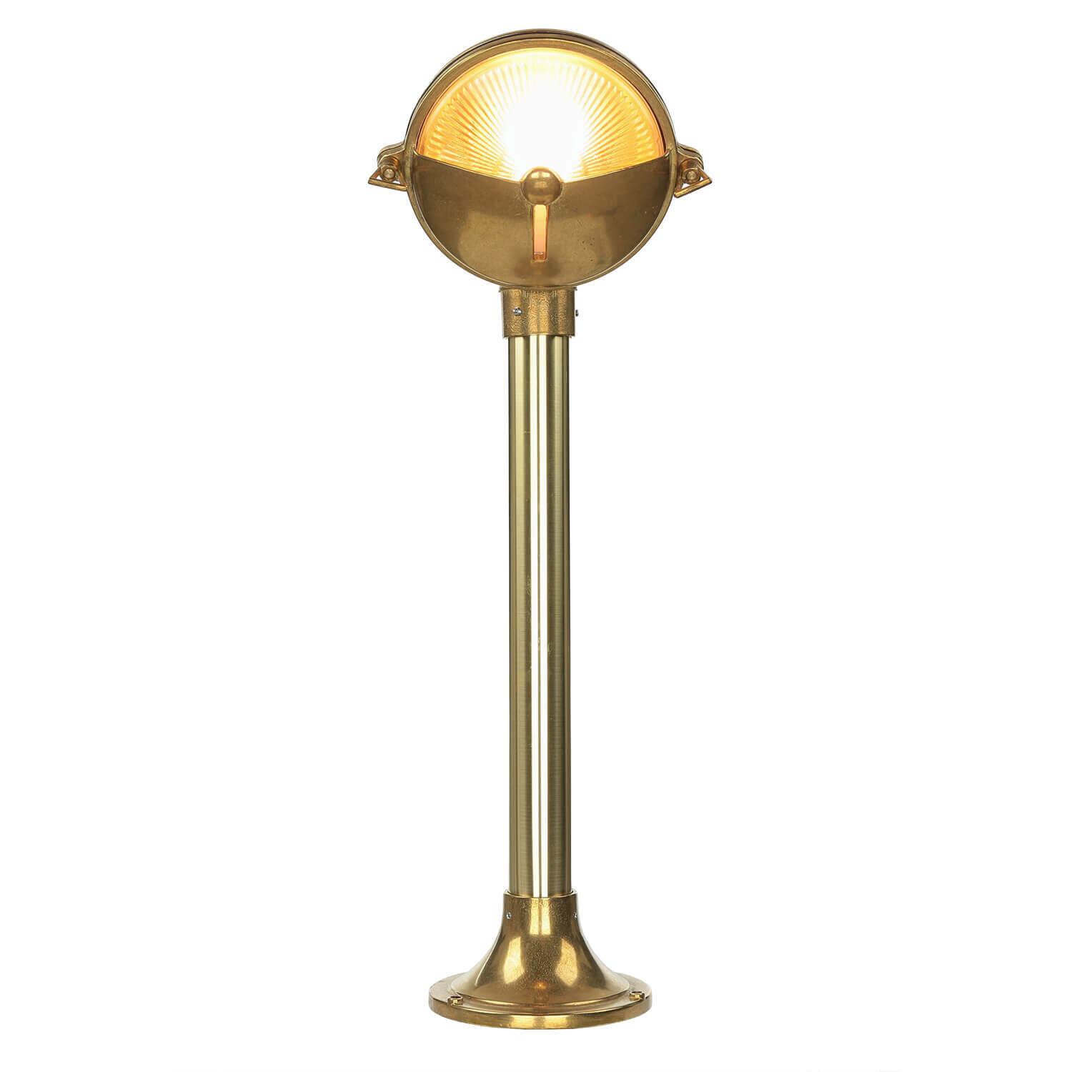 Lampe d'allée décorative KARPAHTOS jardin laiton