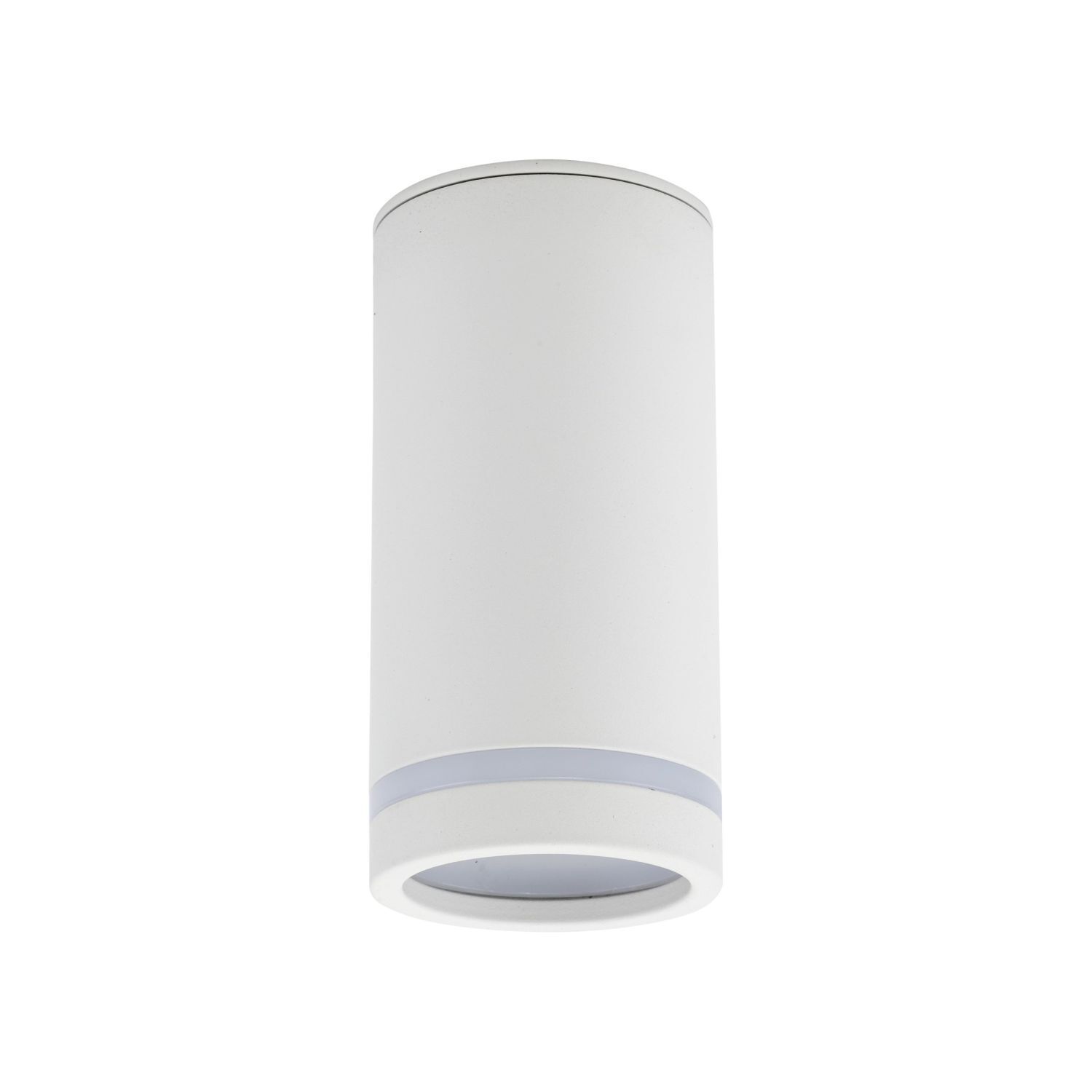 Spot Lampe plafond métal GU10 Ø 5,5 cm H : 11 cm apparent blanc