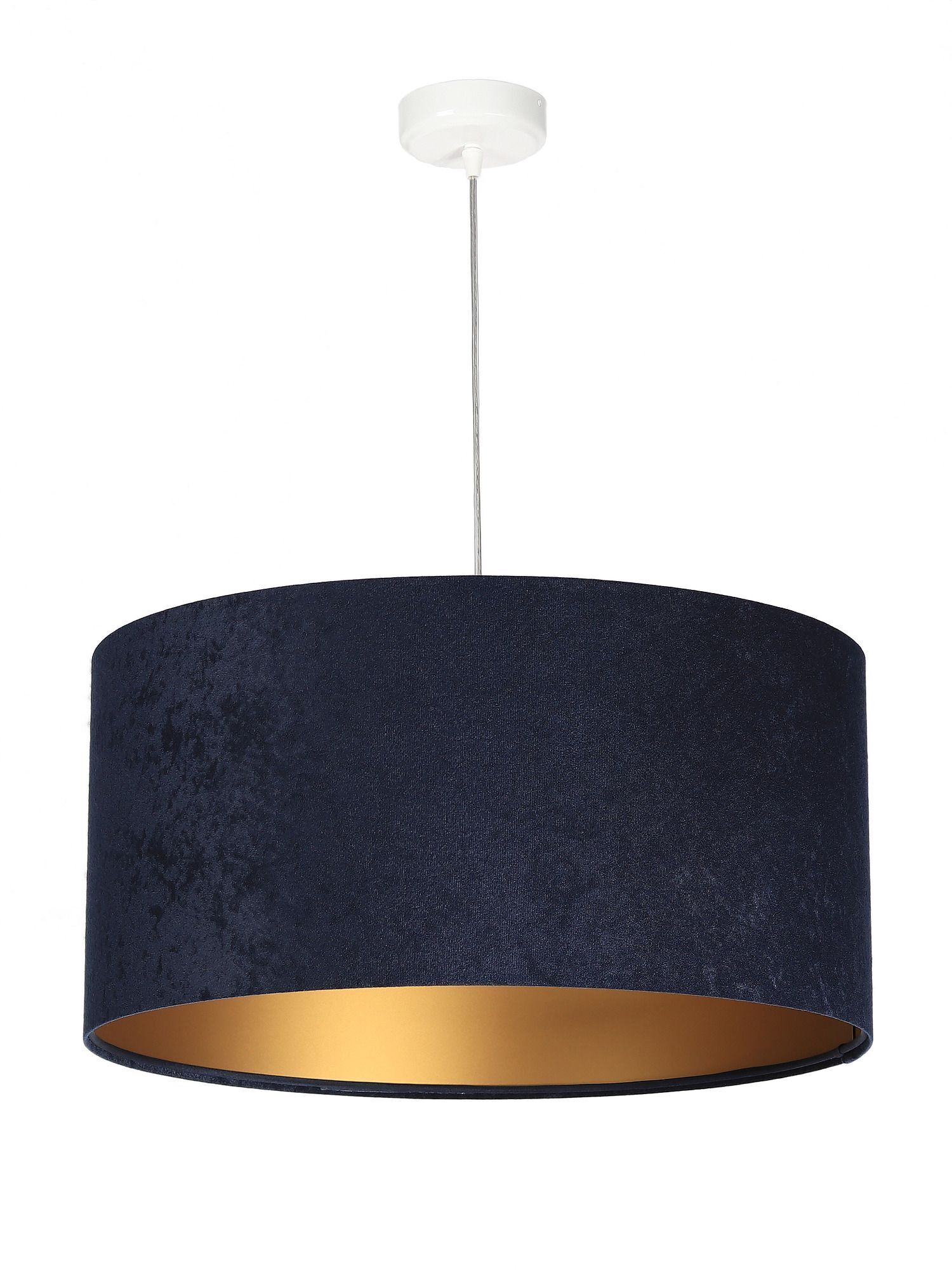 Pendelleuchte Blau Gold Stoff Esstisch Lampe Lampe, Deckenleuchte