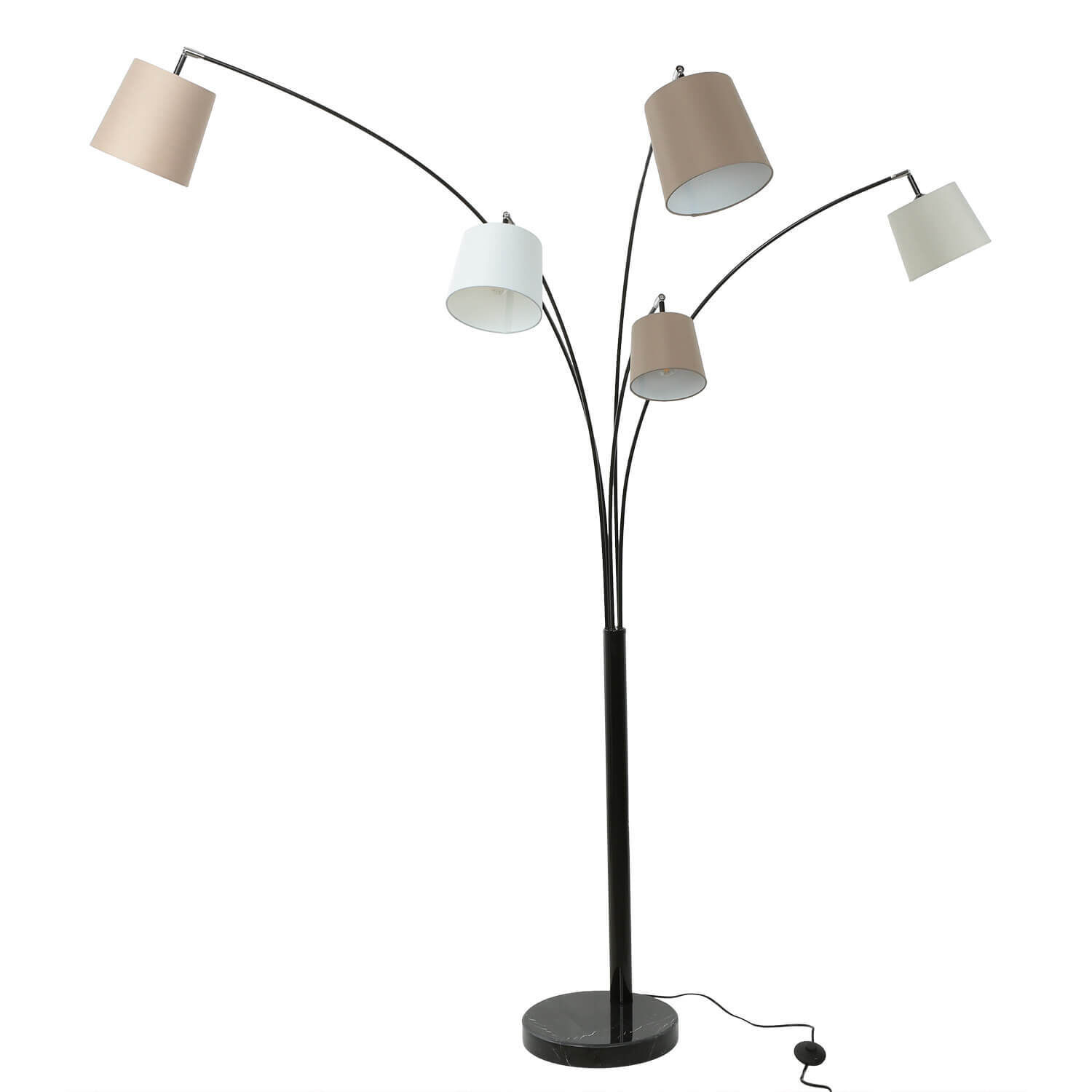Lampadaire design DJERE Moderne 200cm Salon Lampe, Lampenschirm, Kronleuchter