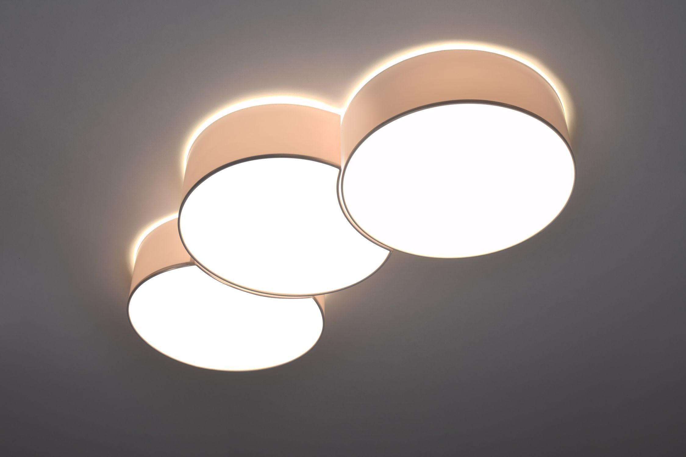 Plafonnier Moderne 91 cm de long Blanc décoratif MIZAR