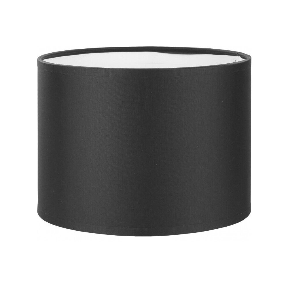 Abat-jour pour lampe de table E27 ronde Ø20cm noir