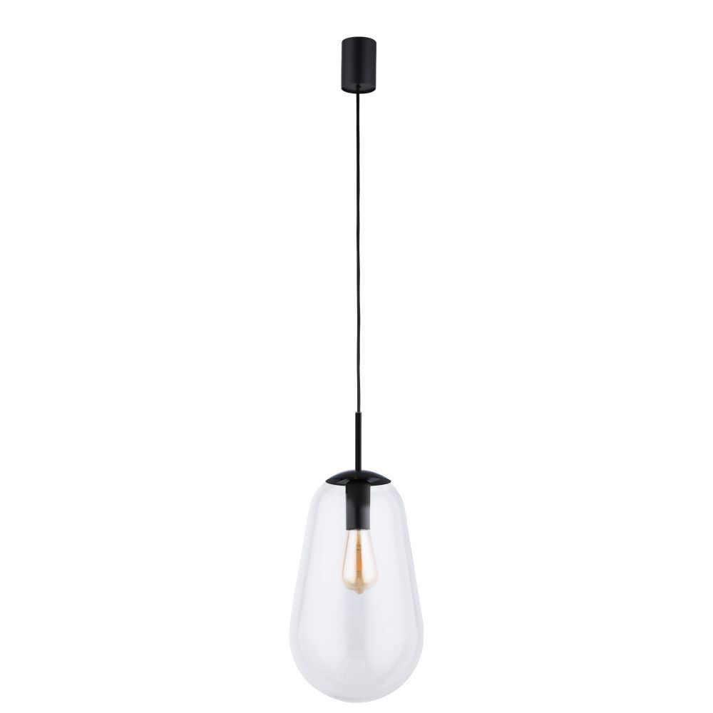Suspension en verre MORNA Ø22cm décoratif P : max. 1,8m