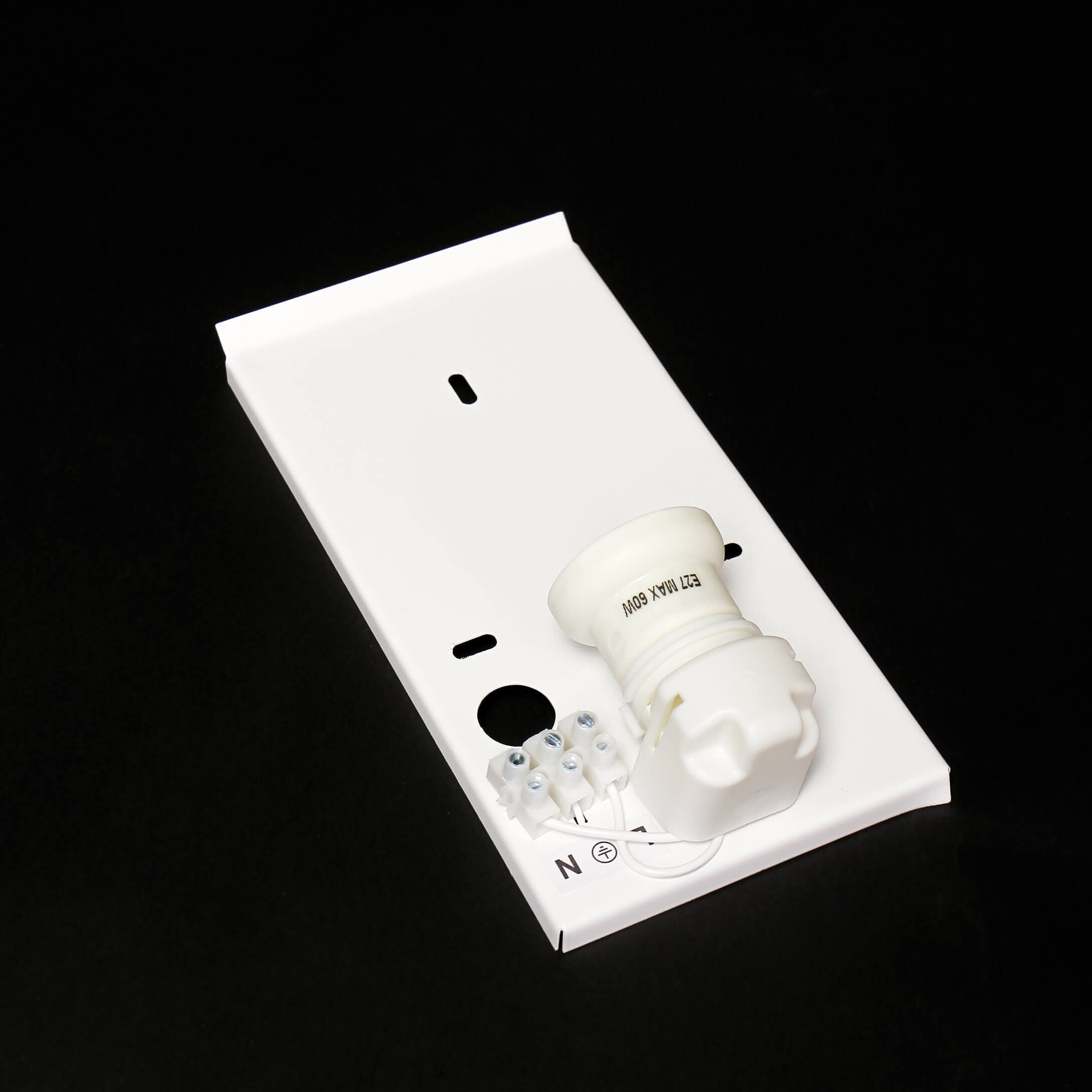 Loft Applique Tissu Abat-jour Rose semi-circulaire E27 ALICE Licht