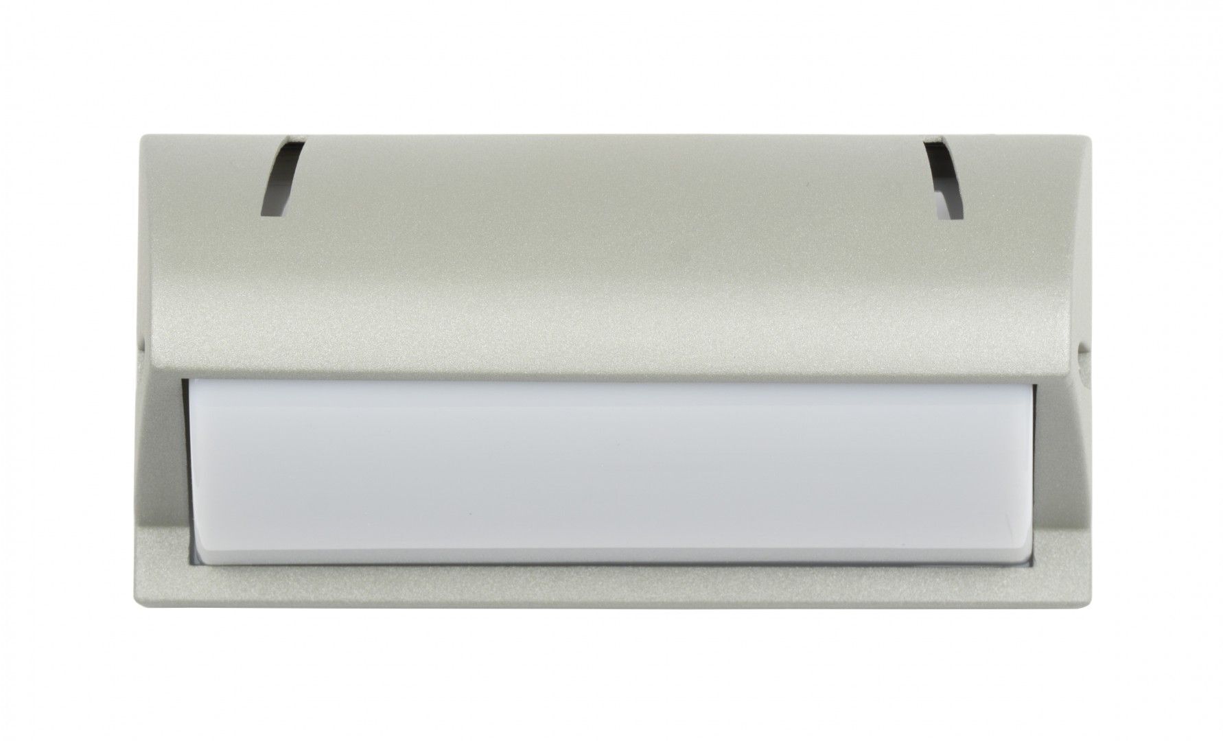 Applique murale d'extérieur moderne IP54 L:25cm en argent E27