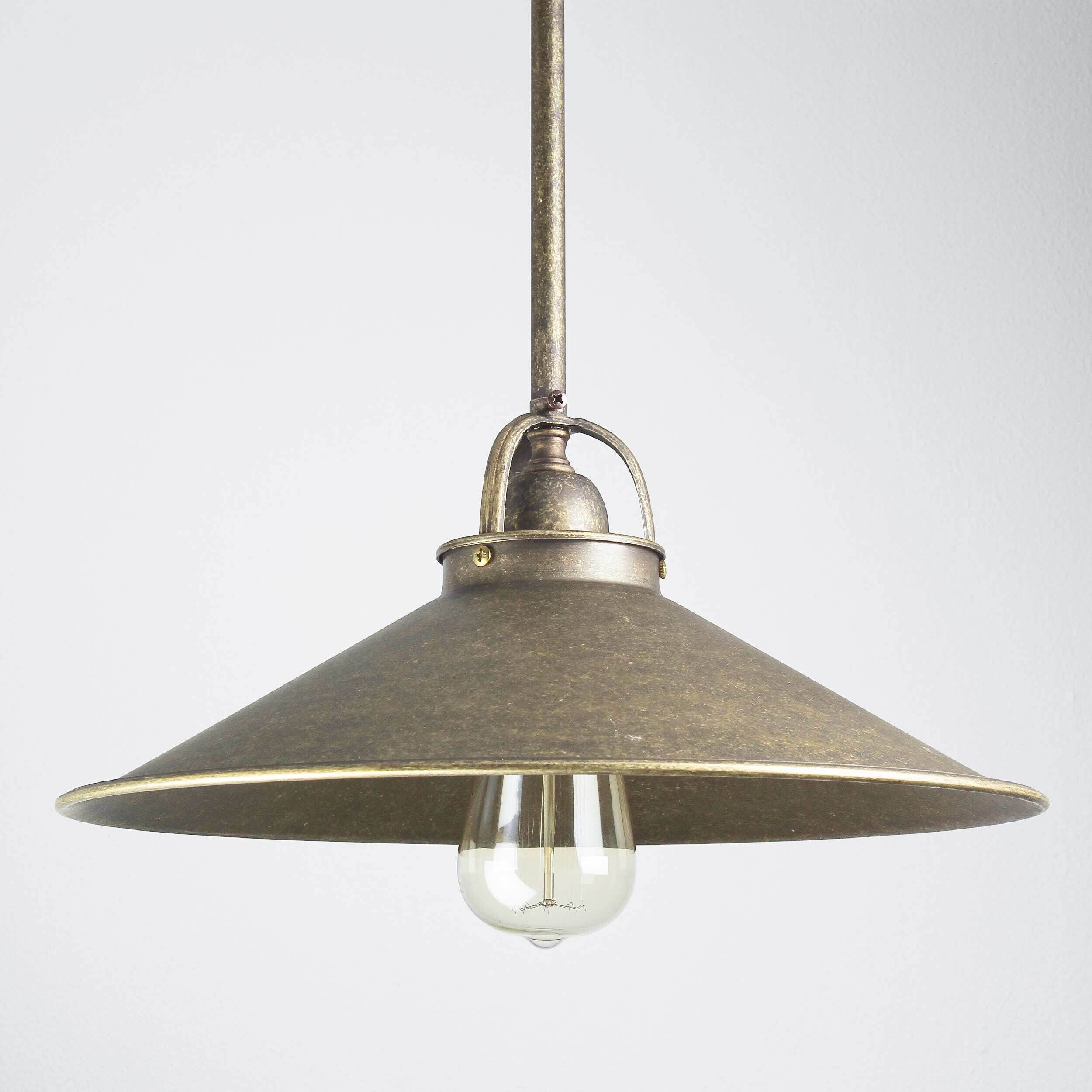 Plafonnier laiton véritable en bronze antique Lampe, Leuchte, Deckenventilator, Gerät, Elektrisches Gerät