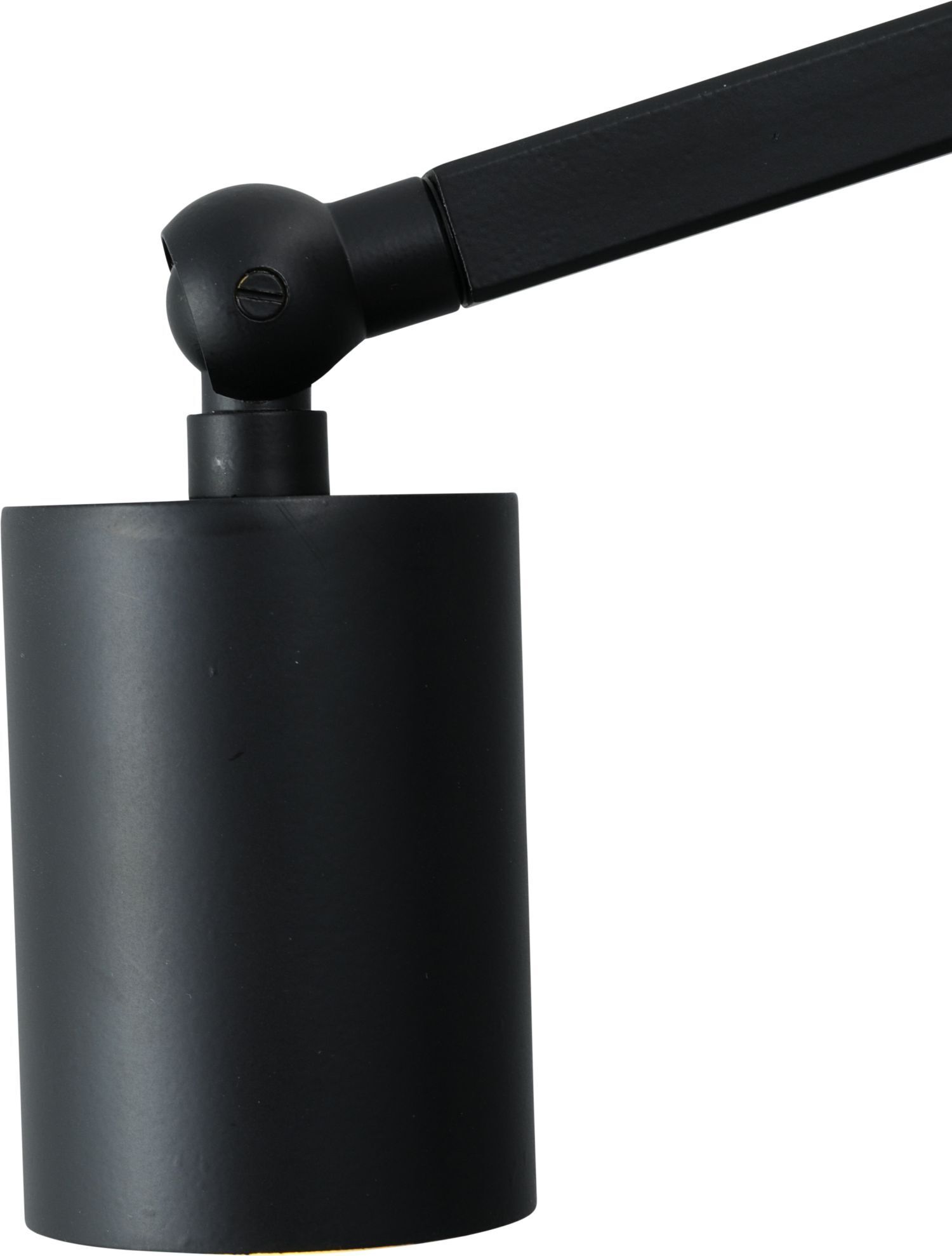 Lampe de bureau noire métal 50 cm réglable GU10