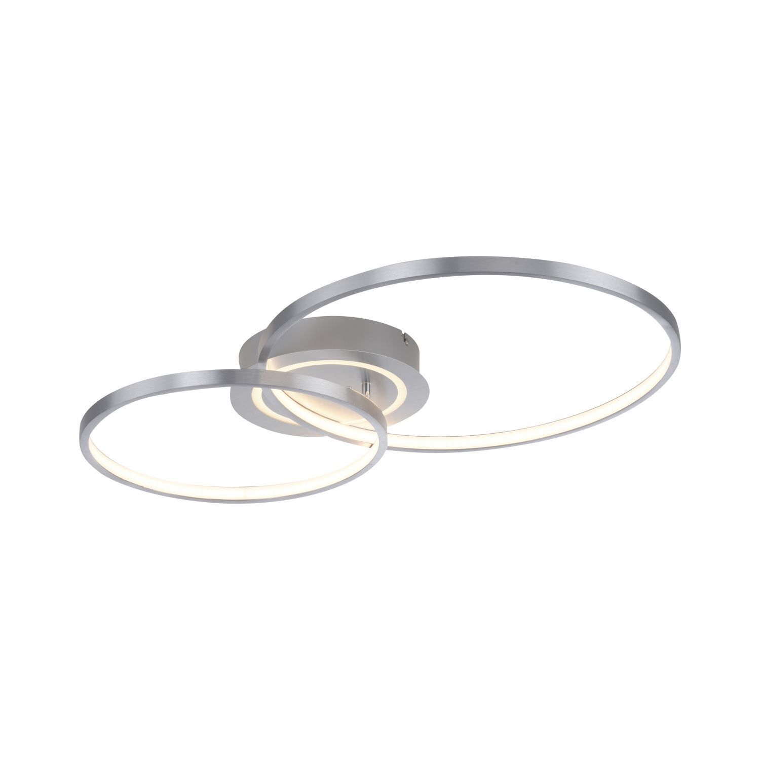 Plafonnier LED stylé en aluminium 3000 K anneaux