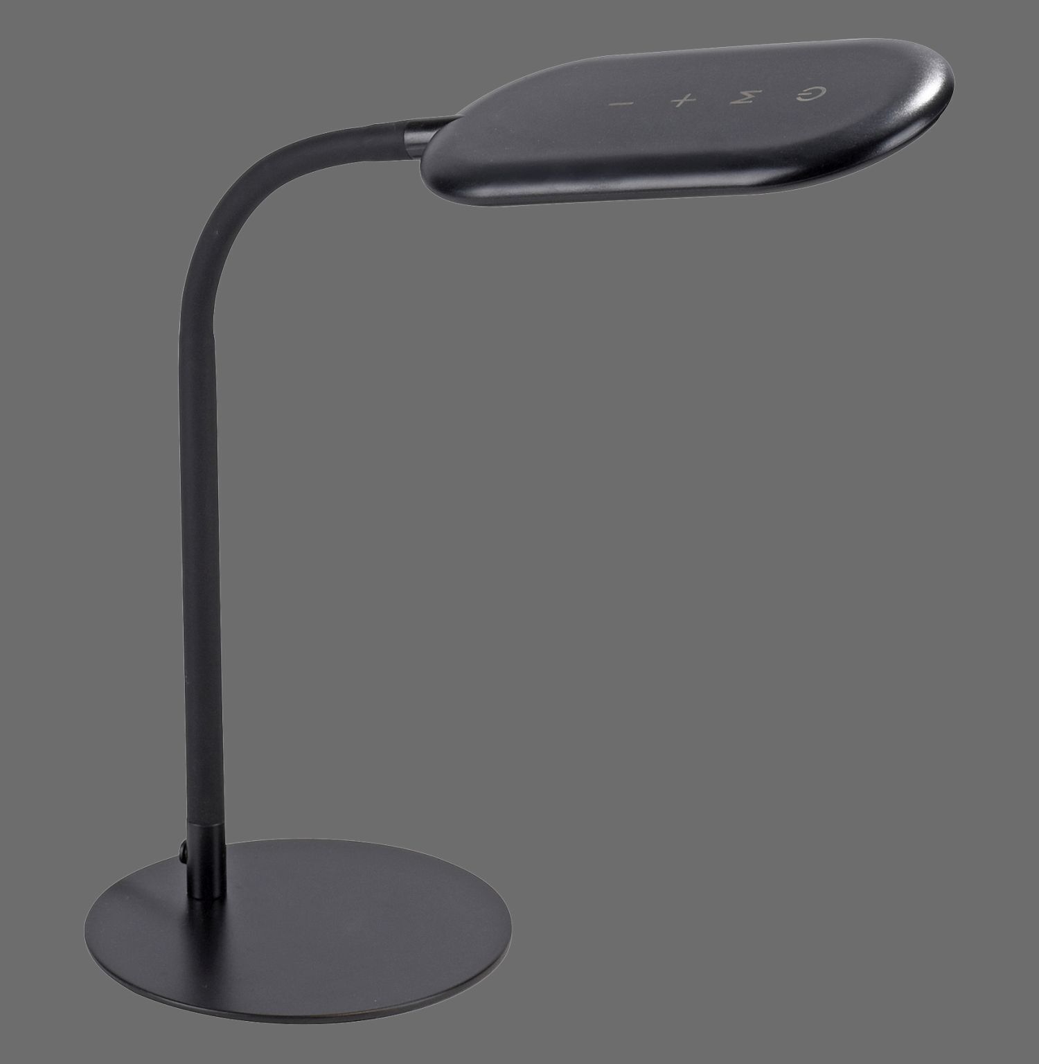 Lampe de table LED flexible noire 3000-6000 K 7 W intensité lumineuse variable Lampe, Elektrisches Gerät, Mikrophon, Mobiliar