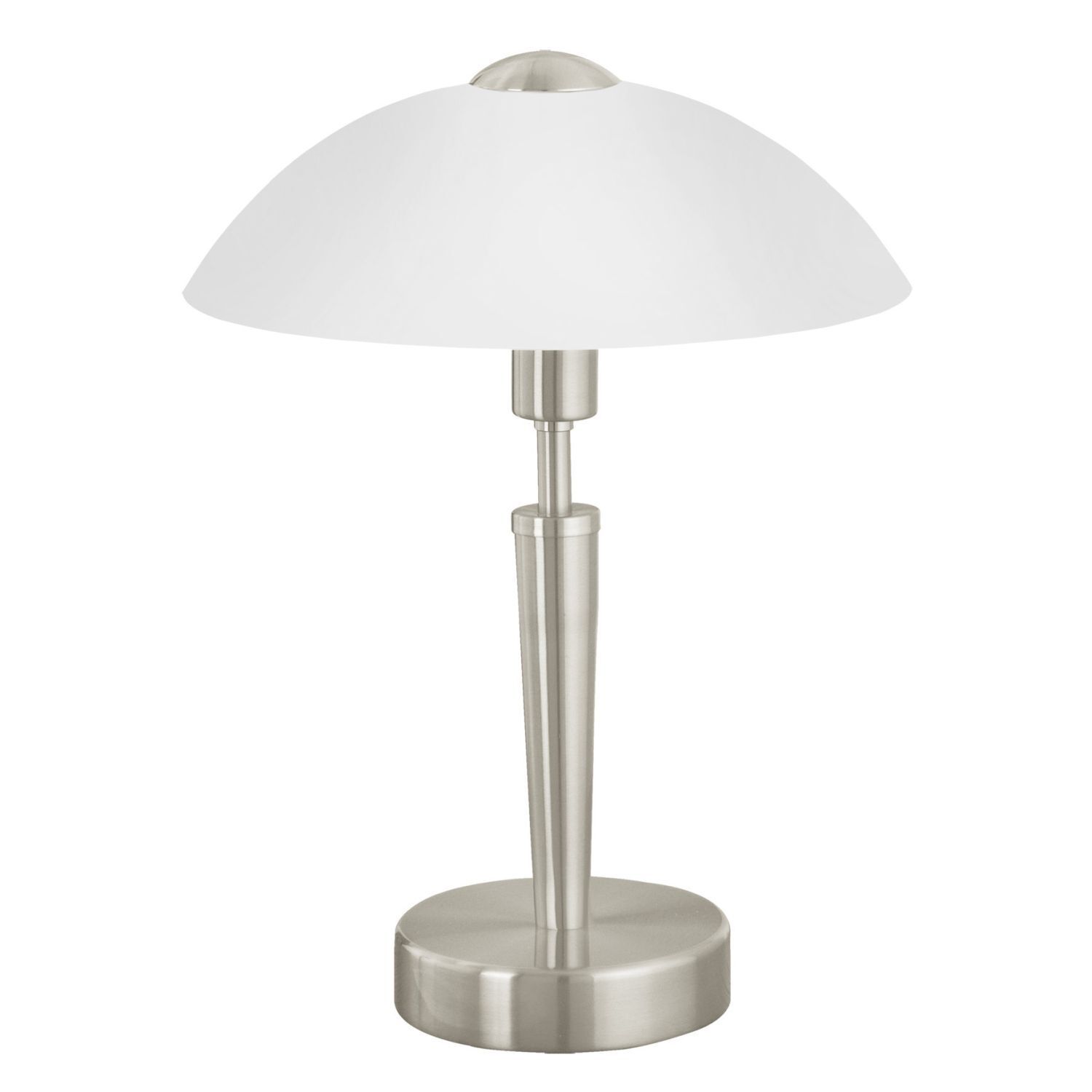 Lampe de table nickel mat Ø26cm