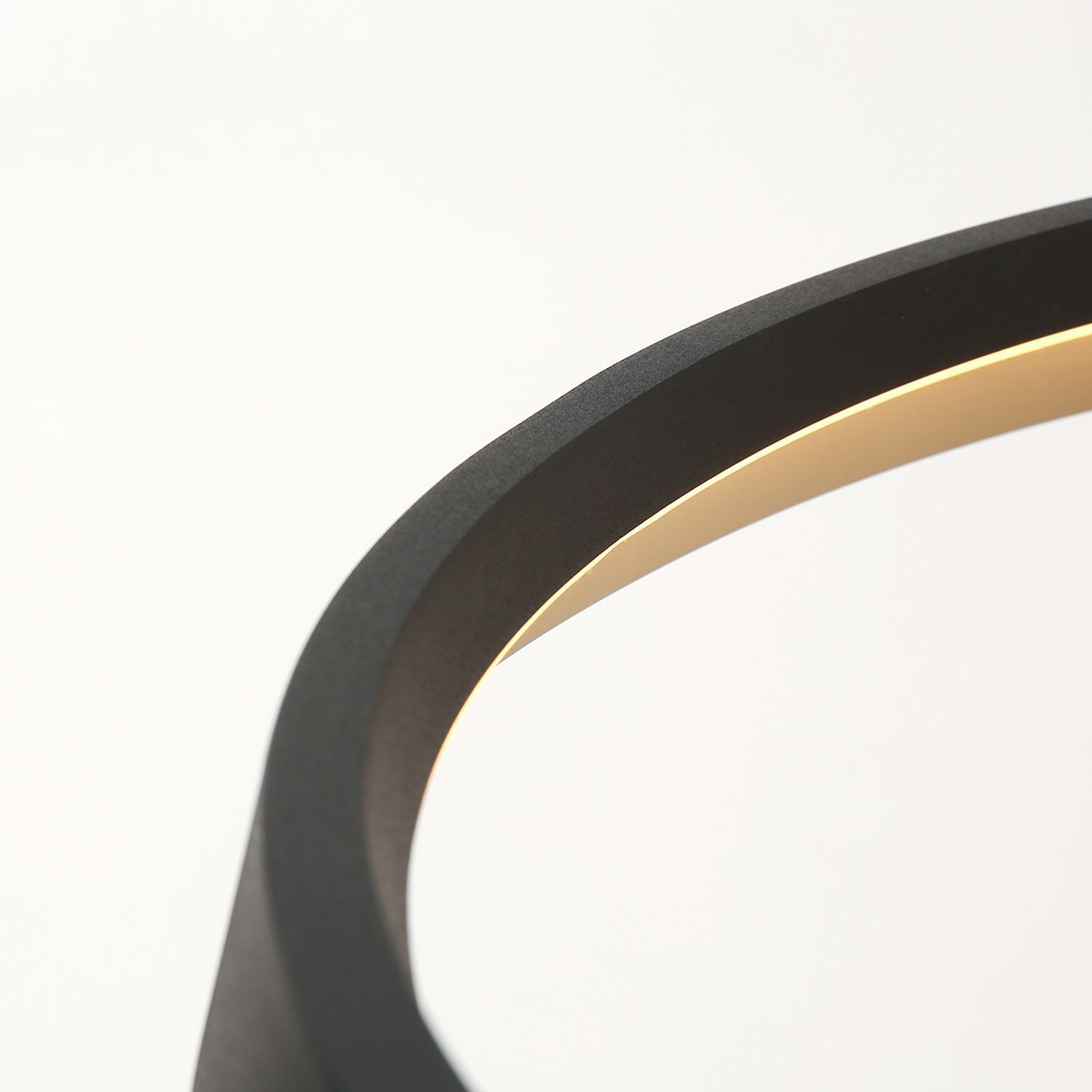 Lampe LED ronde à suspendre Noir L:60 cm 50 W 2700 K élégant Zubehor, Lampe