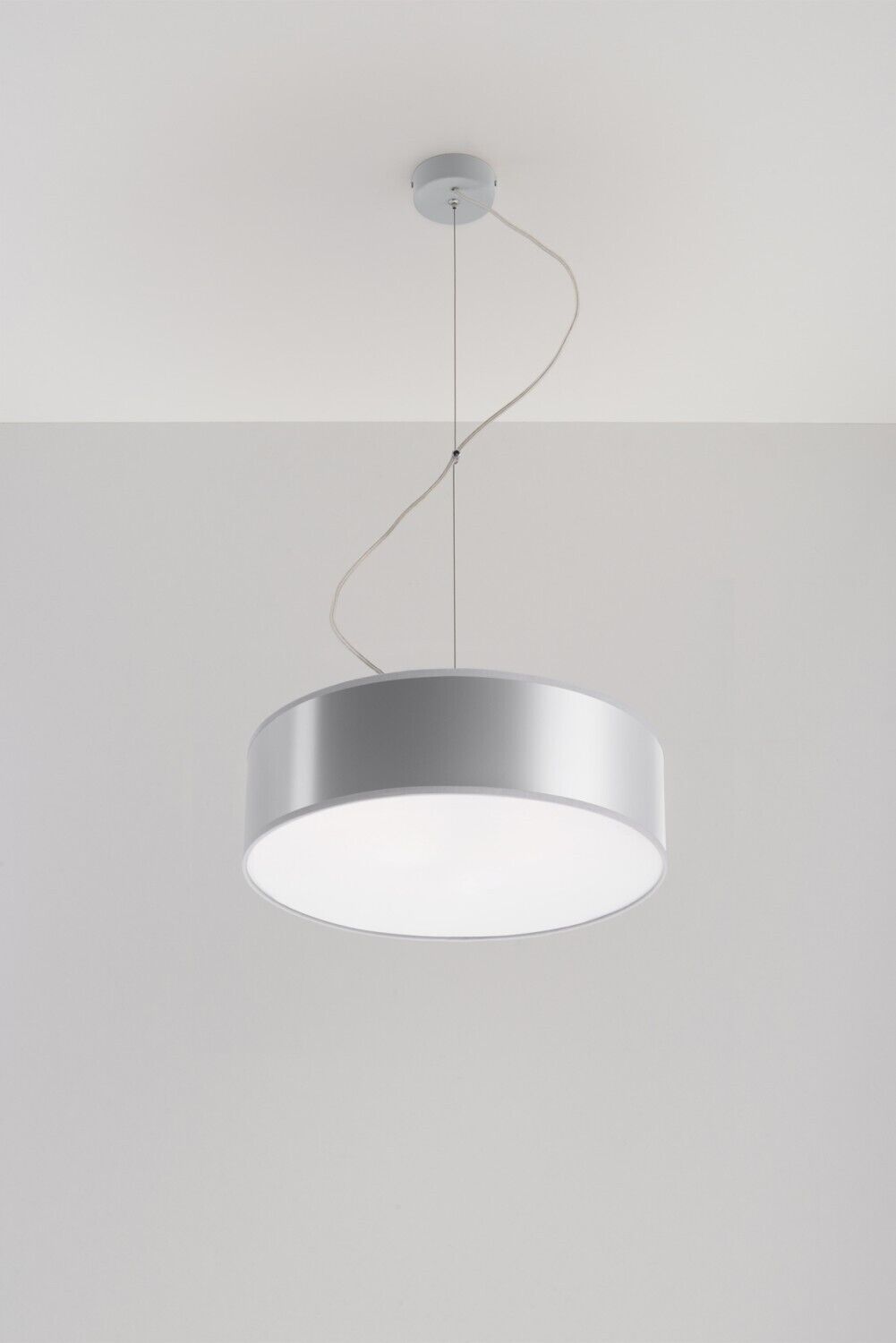 Suspension ronde moderne Lampe à suspendre E27 ATIS
