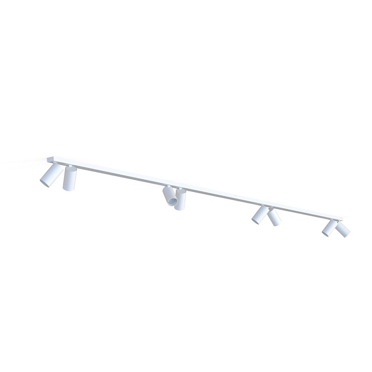 Projecteur de plafond 8 flammes GU10 blanc 3 m de long Moderne COLENE