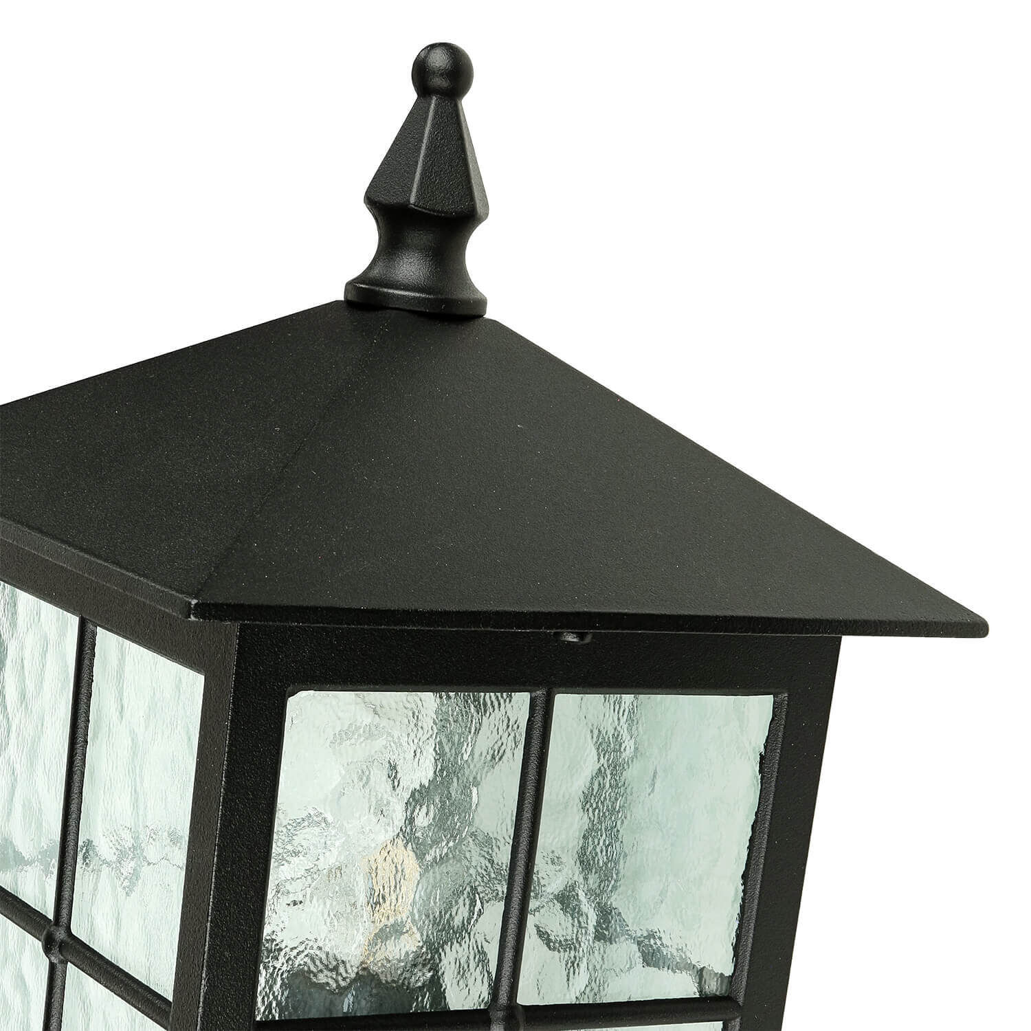 Lampe de socle rustique BAARLE Noir H:45cm E27