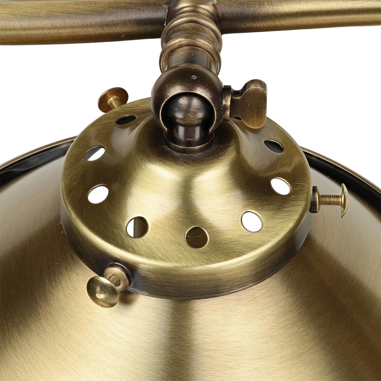 Premium Plafonnier Bronze Antique 3-flmg Bronze, Gerät, Deckenventilator, Schraube