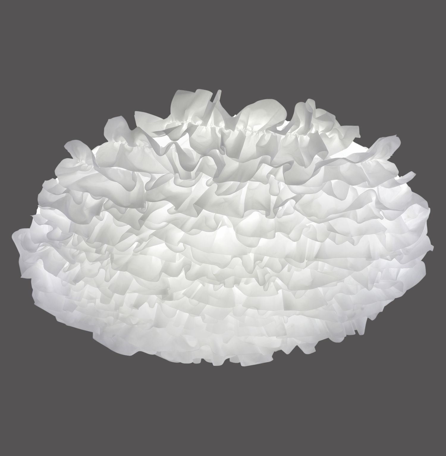 Plafonnier LED Tissu Blanc rond Ø75 cm 2700-5000 K Blume, Pflanze, Rose, Lampe