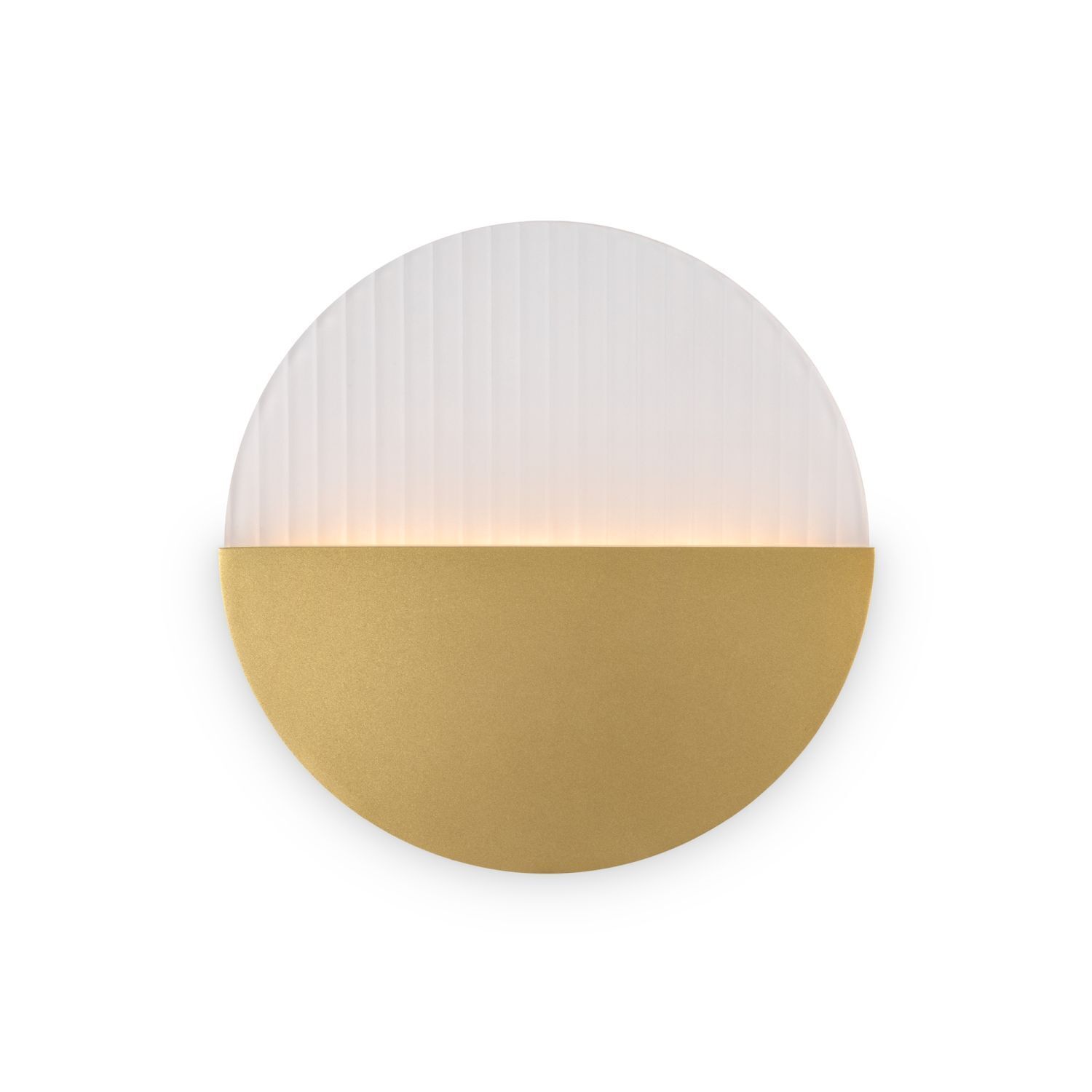 Applique LED Métal Verre Ø 30 cm rond 200 lm Moderne