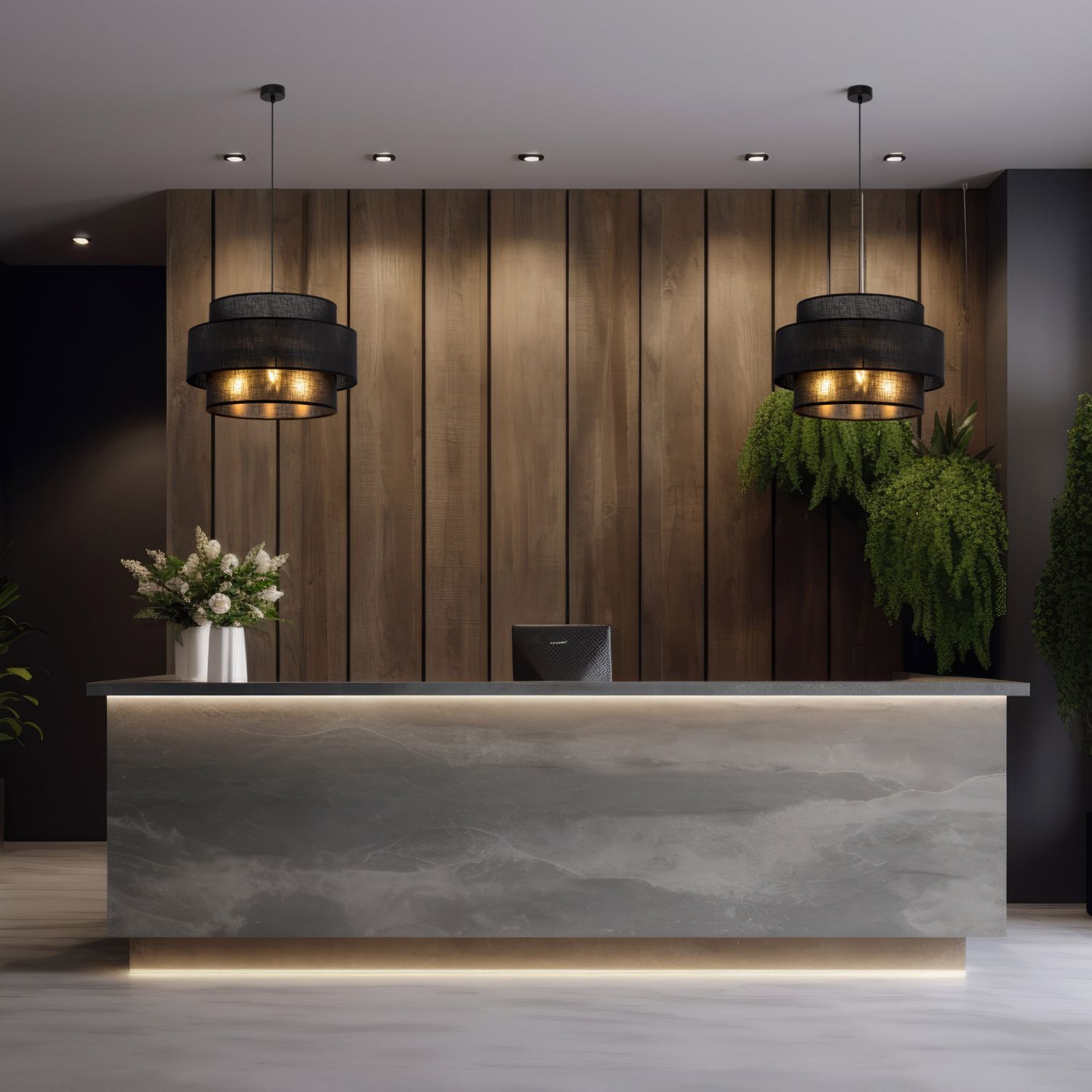 Drinnen, Innenarchitektur, Empfang, Tabelle, Holzpaneele