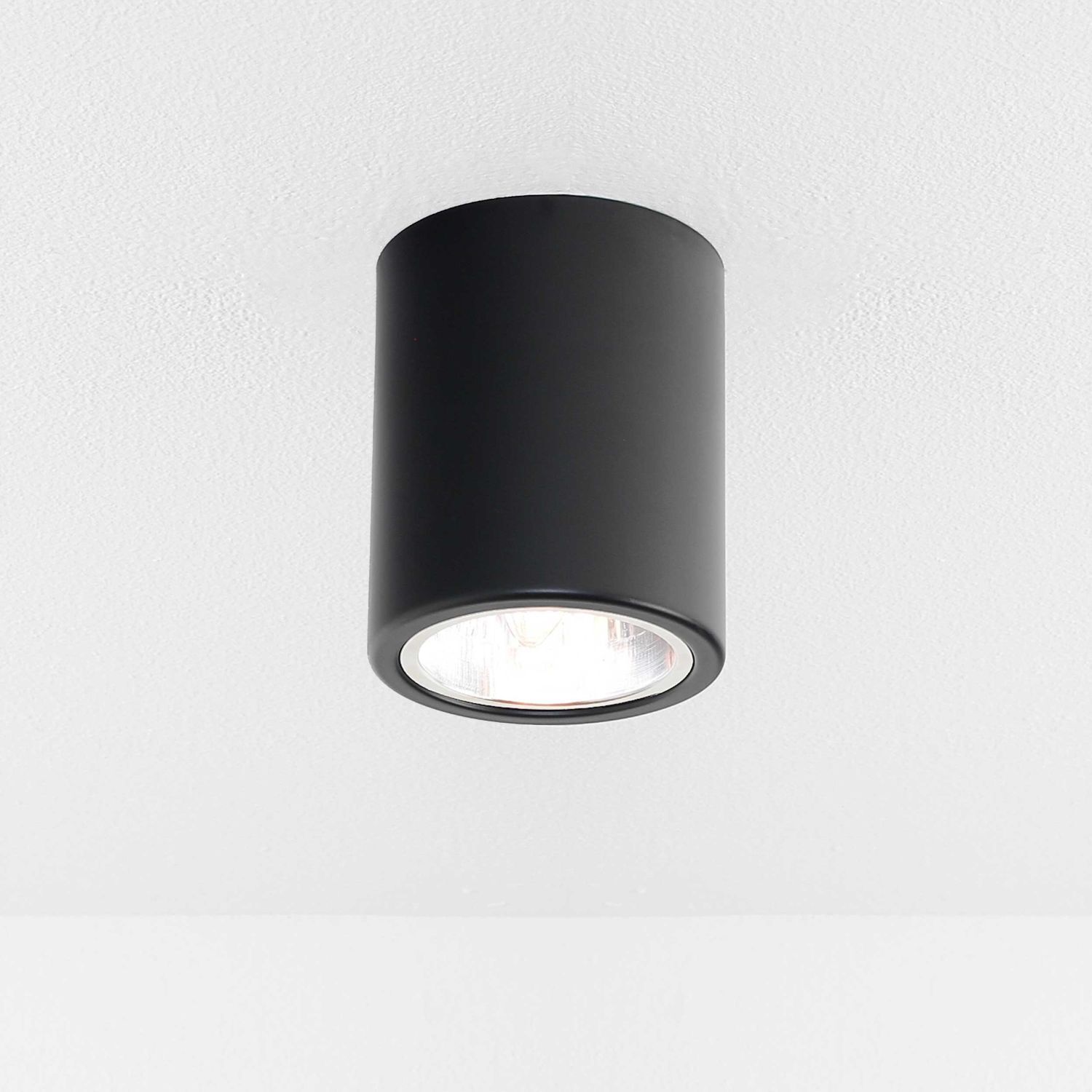 Plafonnier rond DOWNLIGHT ROUND en noir