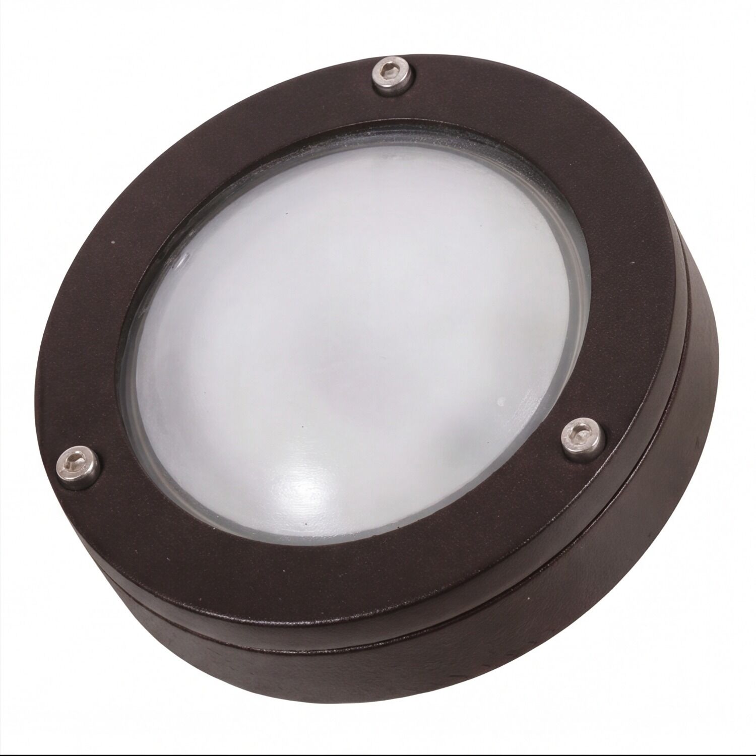 LED-Spot, Bodenleuchte, Rund, Fassung, Glasabdeckung