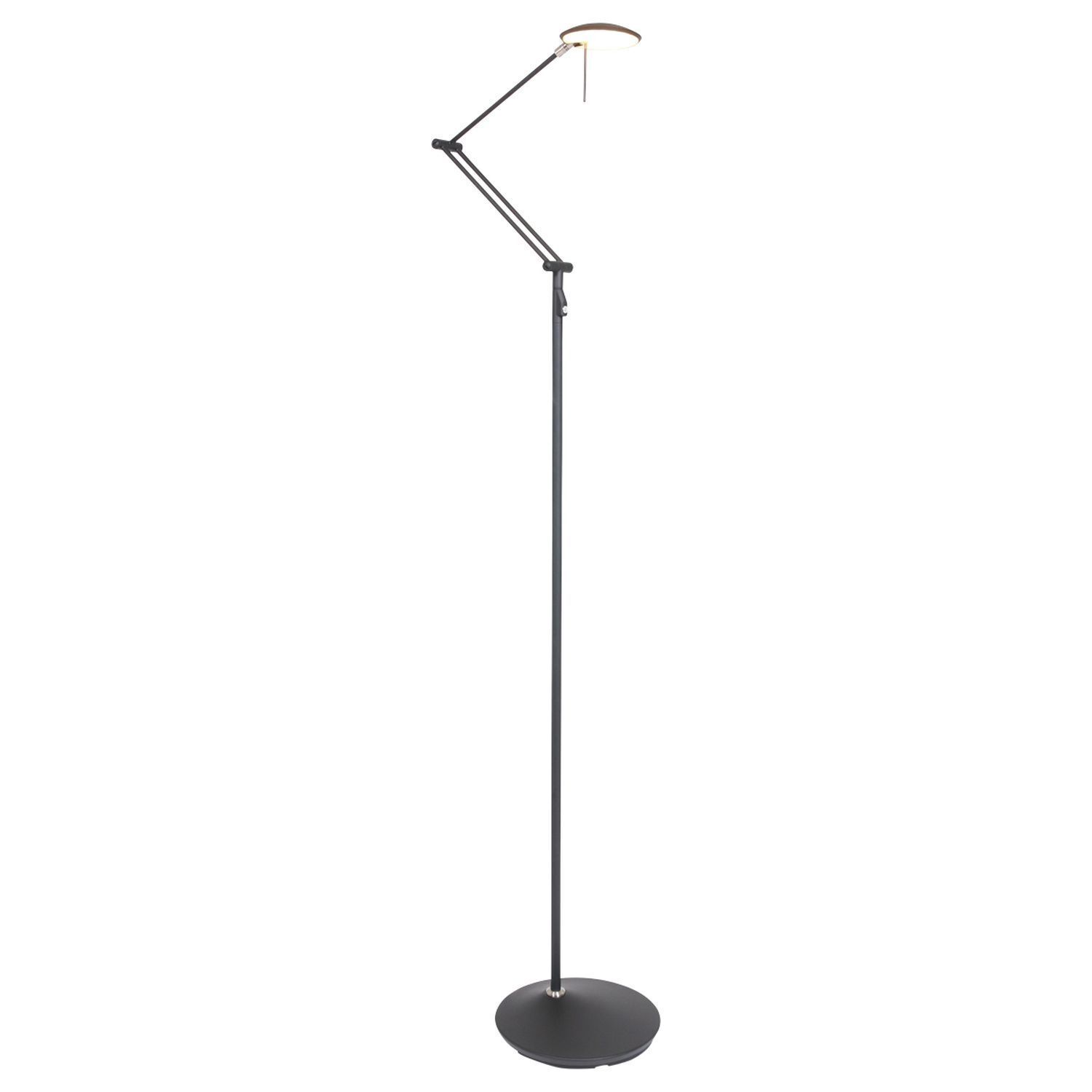 LED Lampadaire Moderne Noir 185 cm mobile dimmable