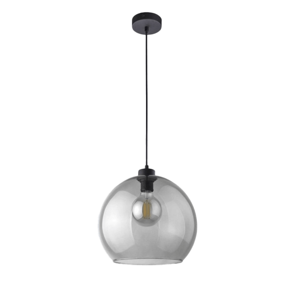 hängelampe, pendel, glaskuppel, e27, e27 lampe