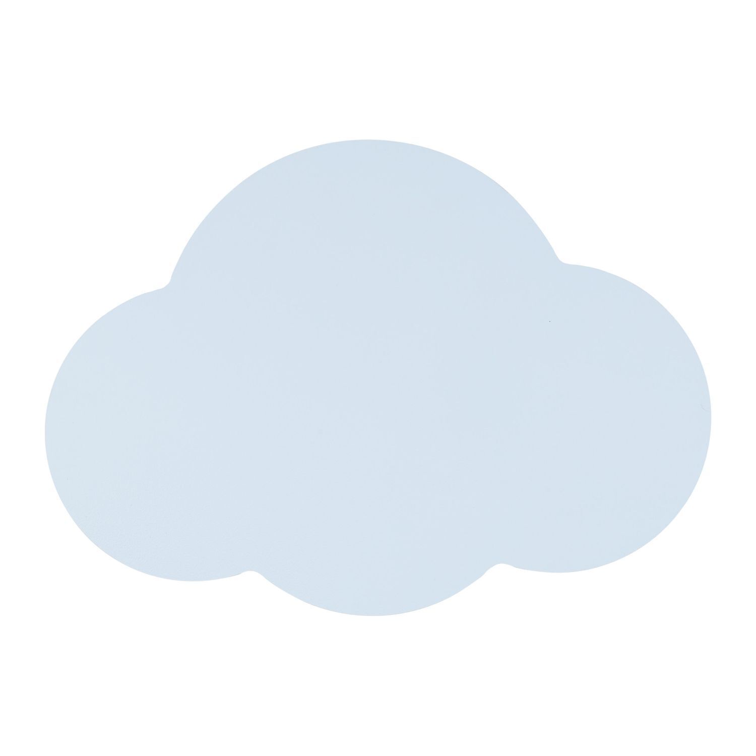 Applique murale chambre d'enfant nuage 2x G9 bleu clair métal
