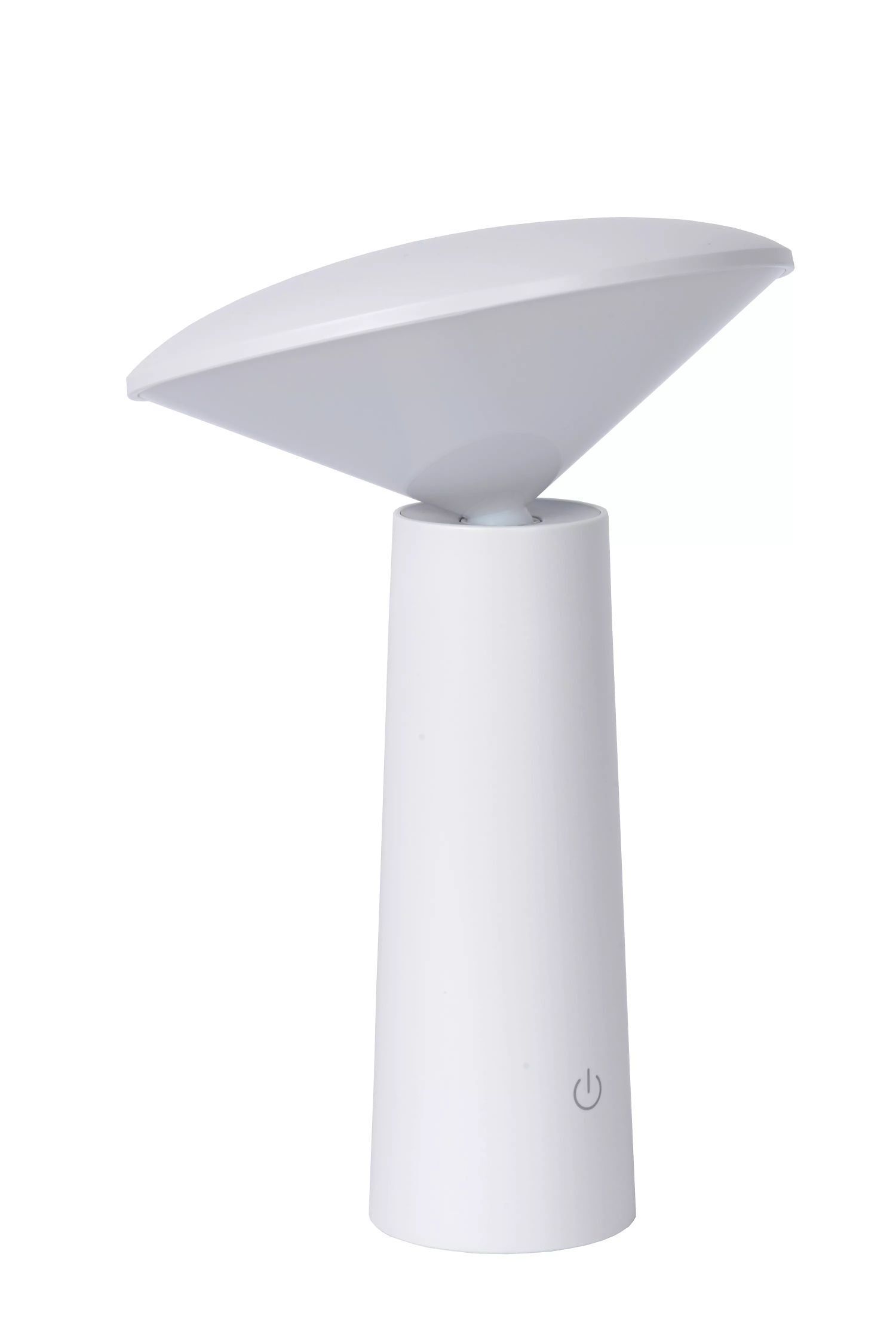 Lampe de table LED rechargeable Blanc 21,3 cm IP44 5h dimmable