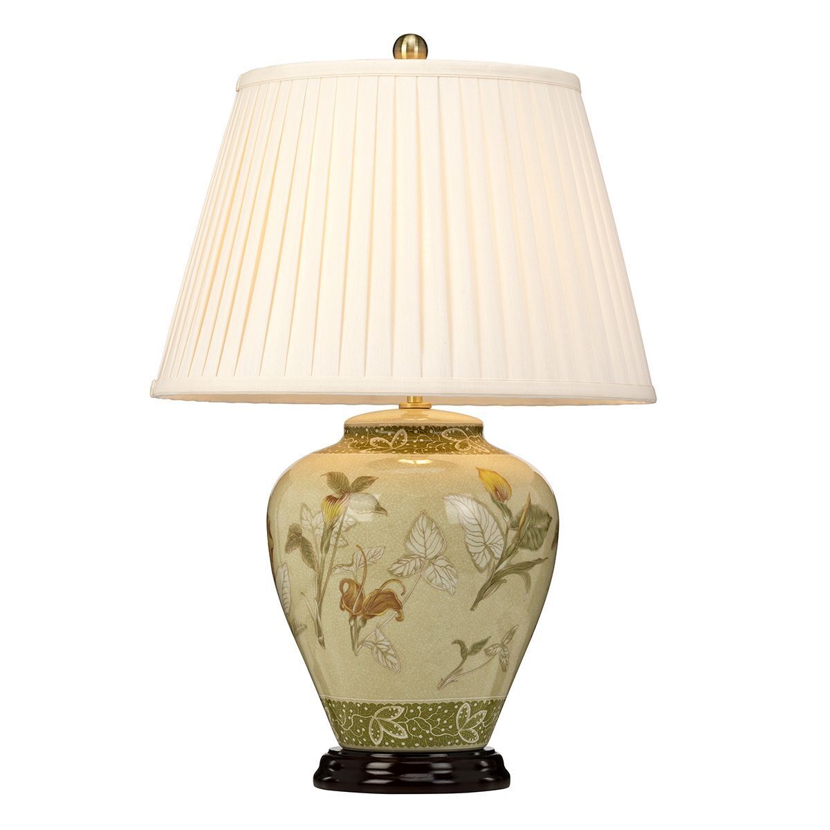 Lampe de table en porcelaine ronde 62 cm Classique et élégante