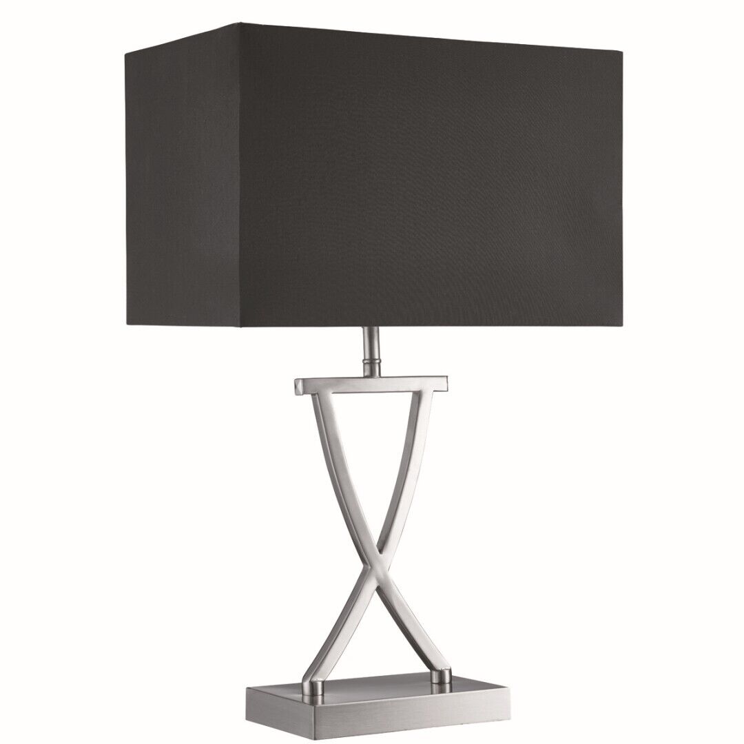 Lampe de table moderne en noir