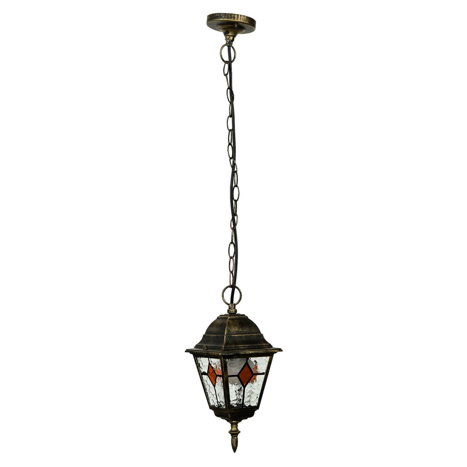 Lampes suspendues d'extérieur or antique SALZBURG style Tiffany Lampe, Kronleuchter, Leuchte