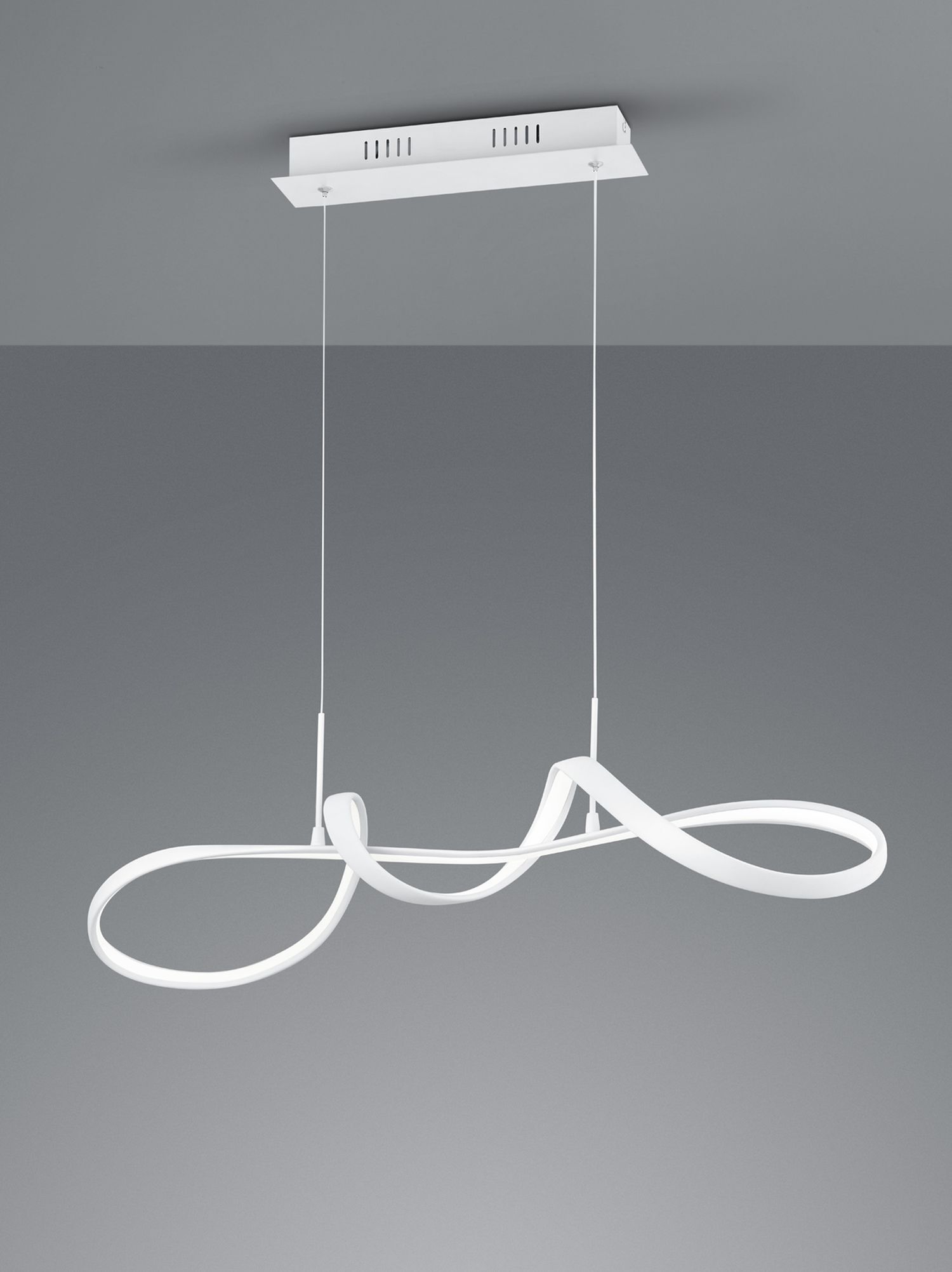 Suspension LED Blanc gradable 81 cm de long 37 W 4500 lm