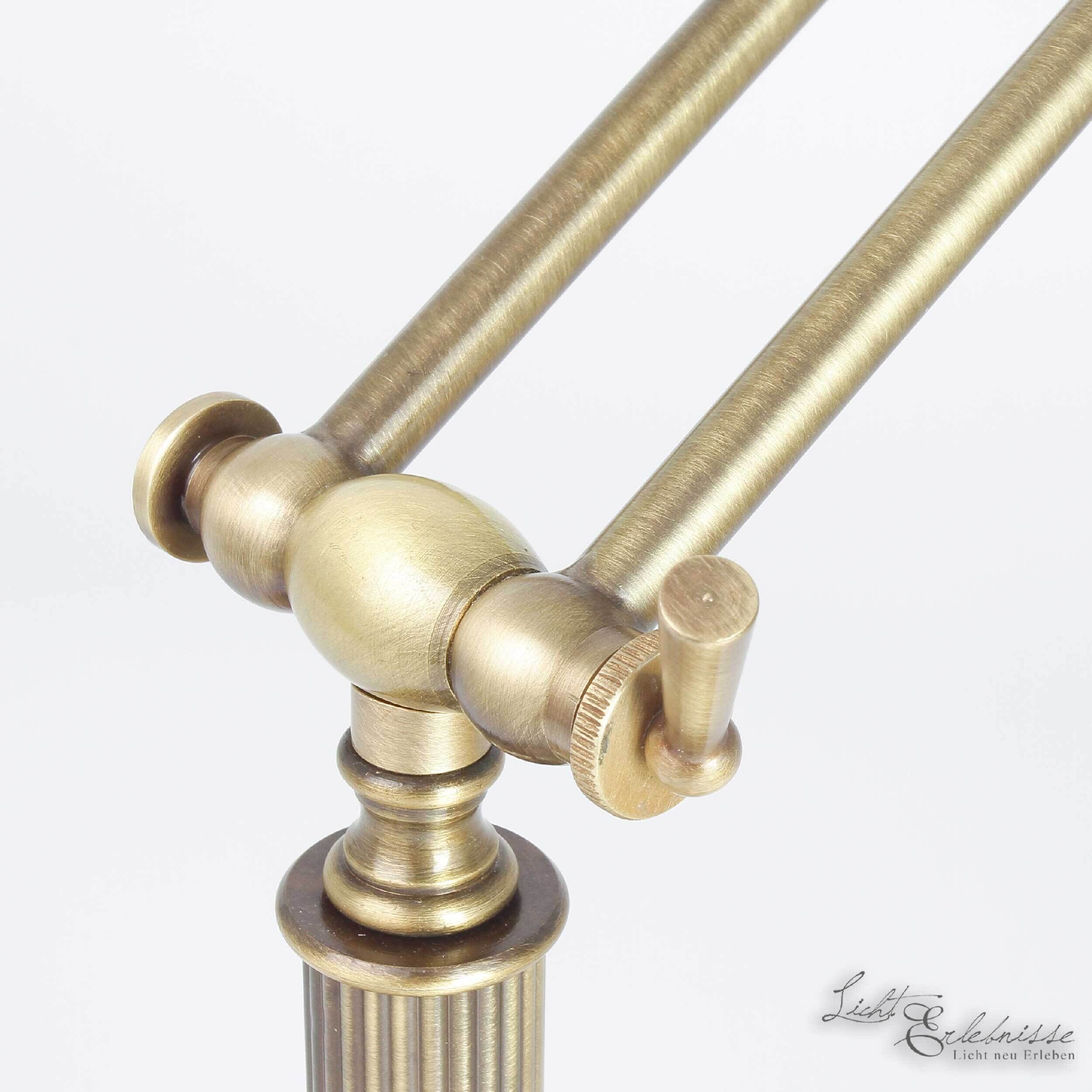 Lampe de table Bronze Clair Abat-jour en tissu Snodo Bronze, Rauchrohr, Sinken, Waschbeckenhahn