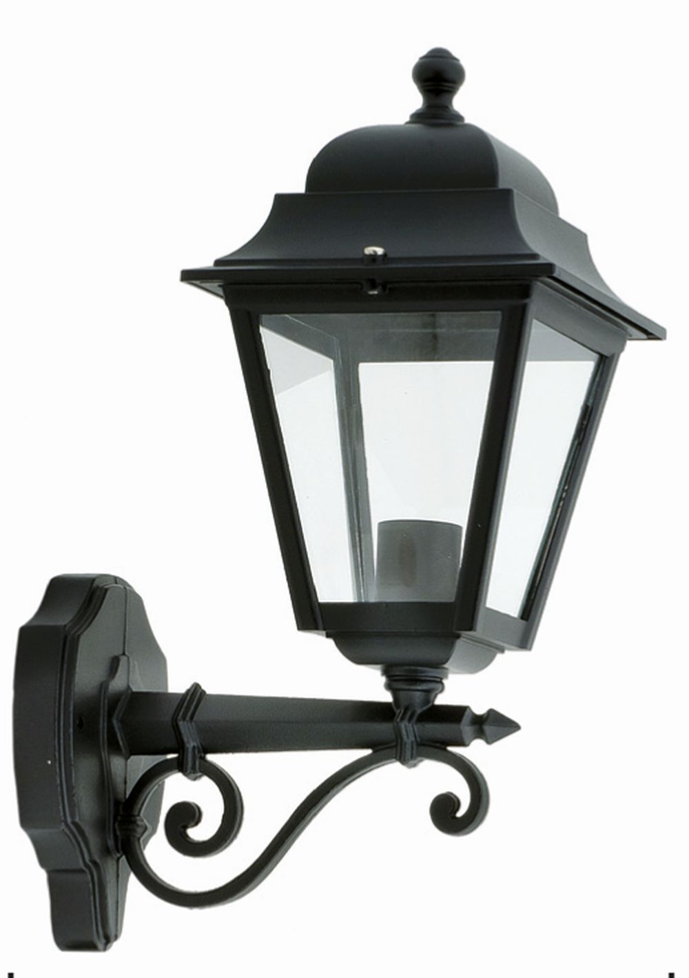 Lampe d'extérieur élégante Noir Rustique Aluminium IP44
