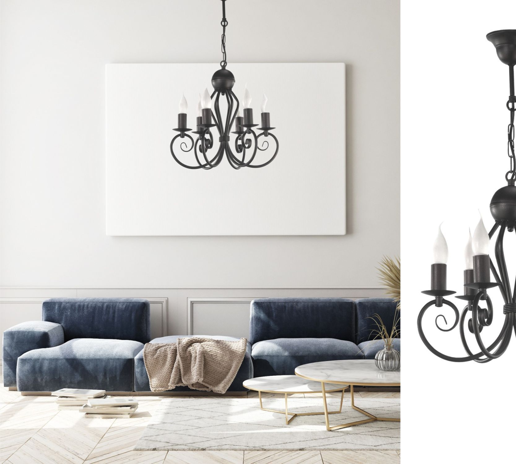 Leuchter, Lampe, Wohnzimmer, Zimmer, Couch